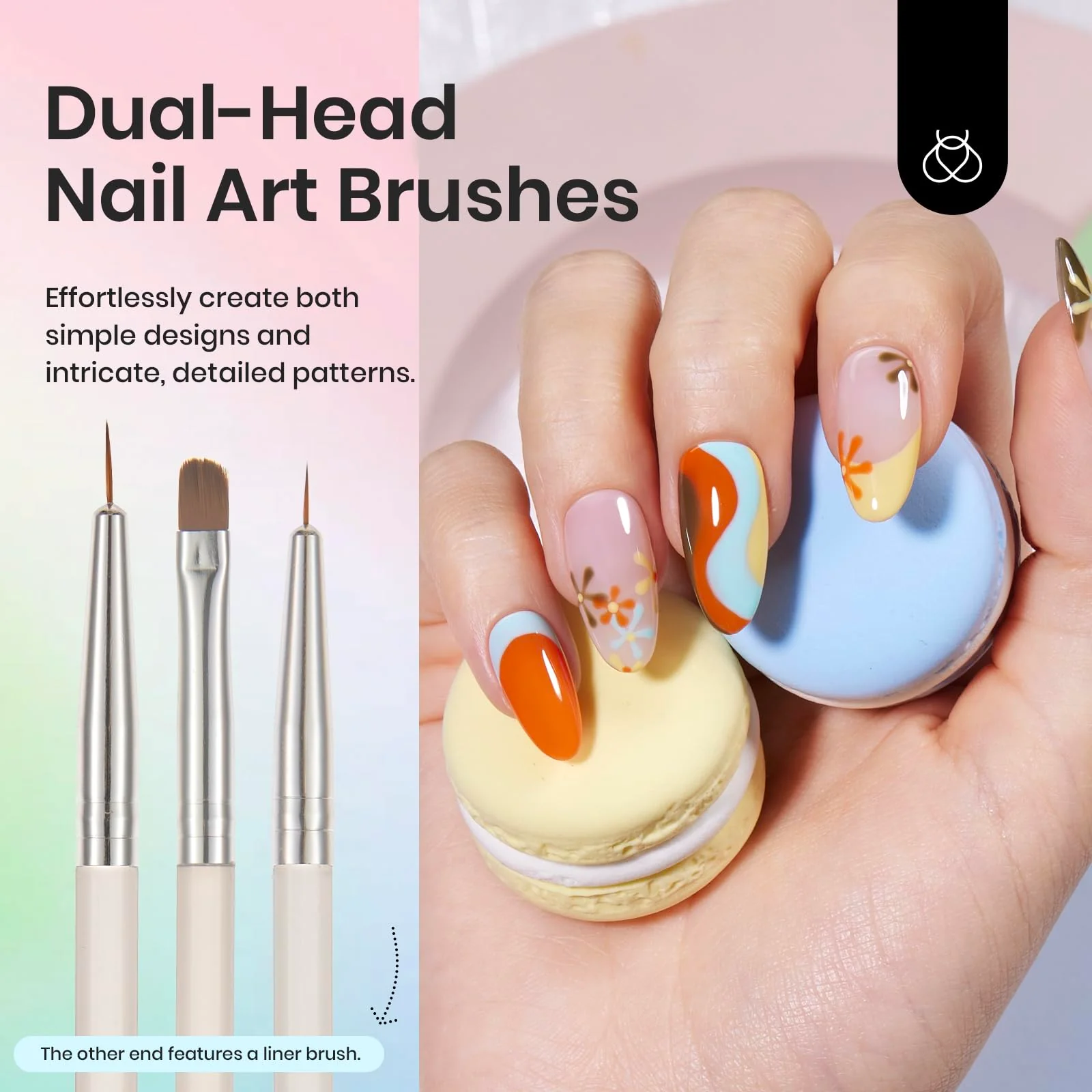 Beetles 31pcs Nail Art Brush All-in-One Kit with Free Brush Holder and Palette - Image 6