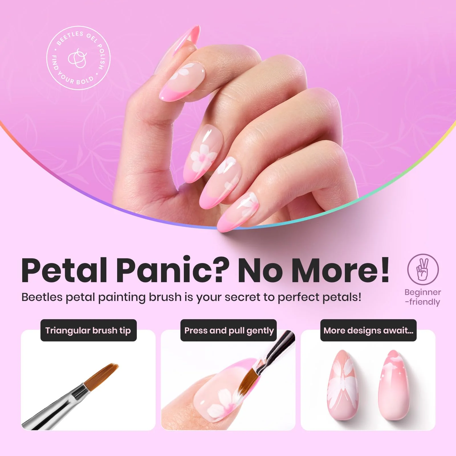 6Pcs Nail Art Brushes: Precision Gel Application - Image 3