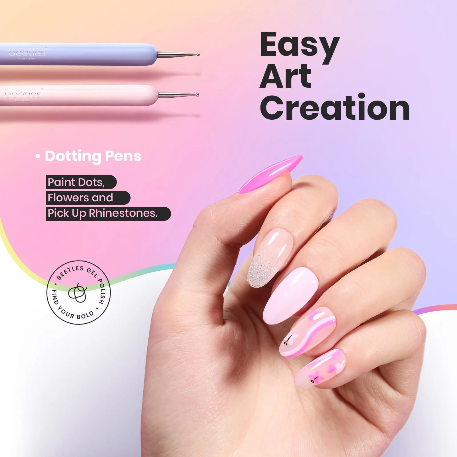6Pcs Nail Art Brushes: Precision Gel Application - Image 6