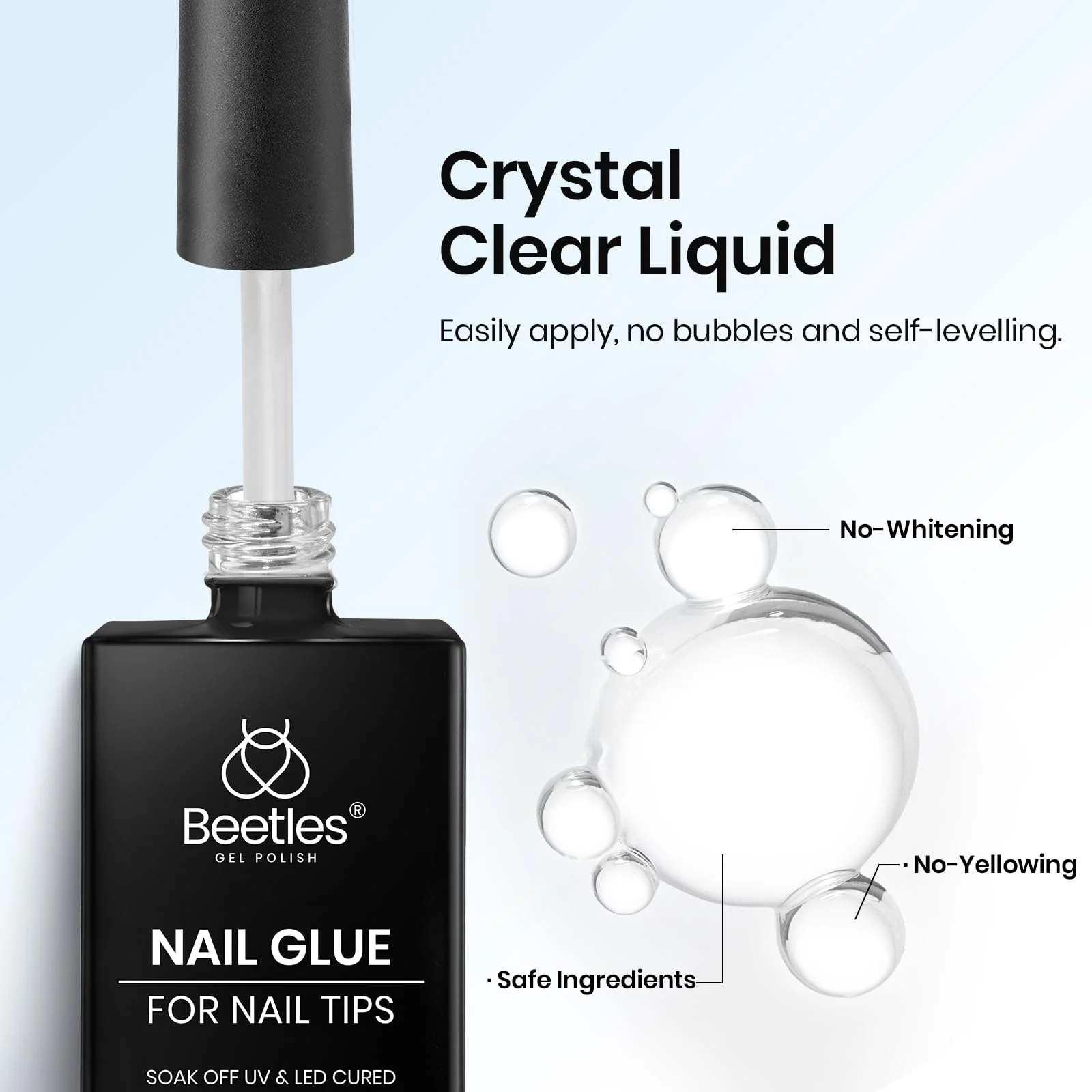 9-in-1 Nail Glue and Base Gel 2 PCS 10ml/each - Image 6