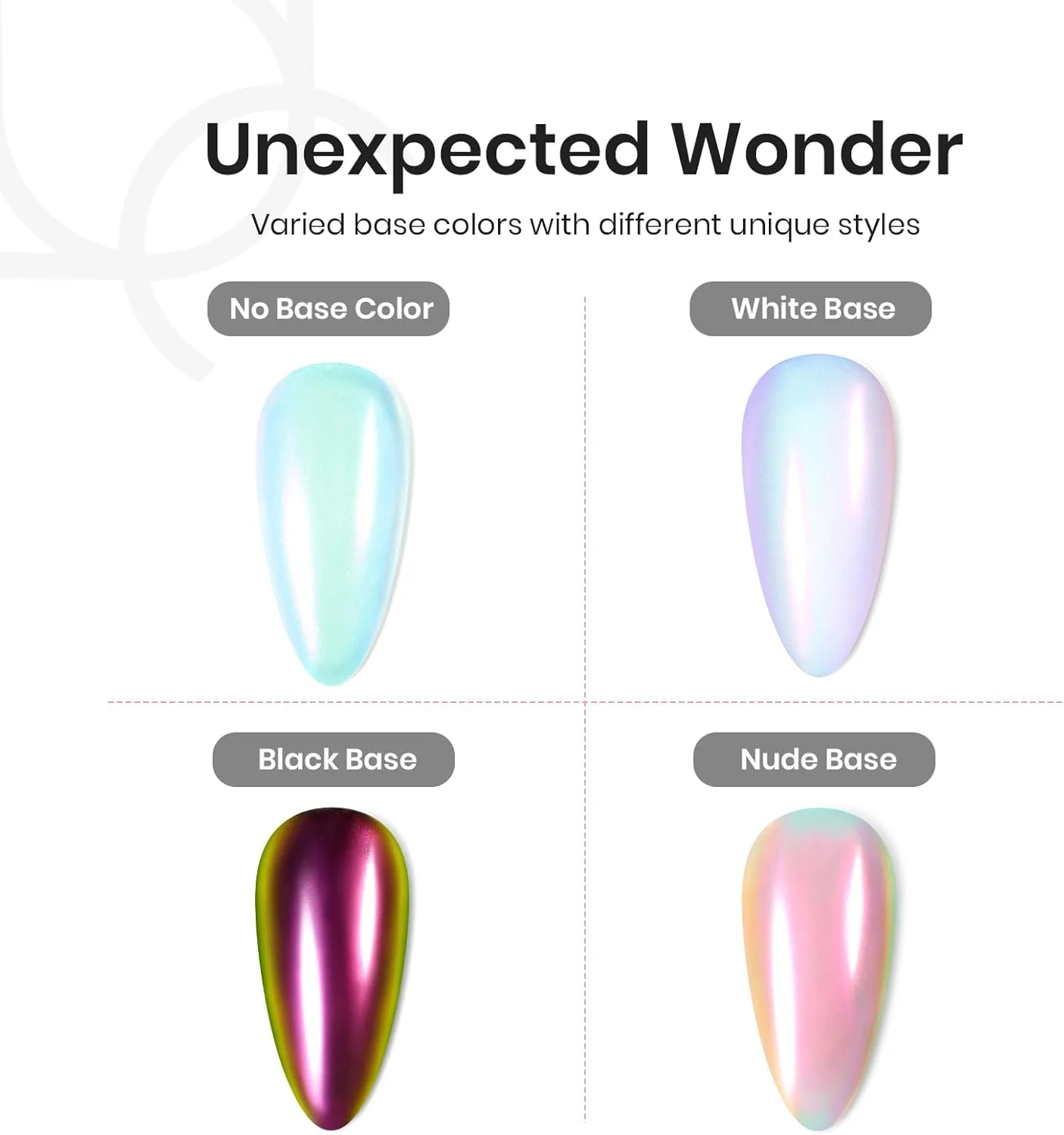 Aurora Opal -Holographic Chrome Nail Powder - Image 3