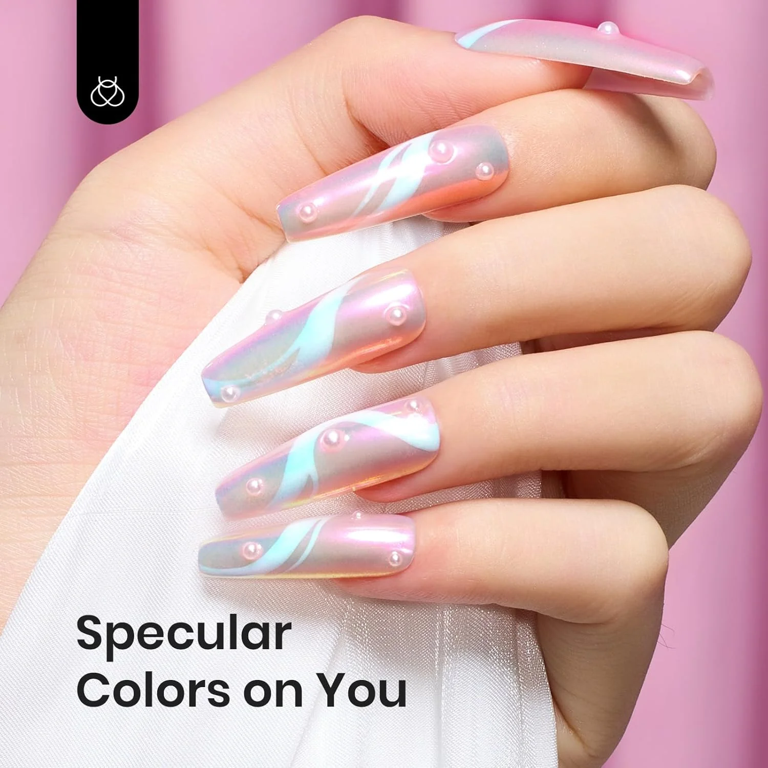 Aurora Opal -Holographic Chrome Nail Powder - Image 5