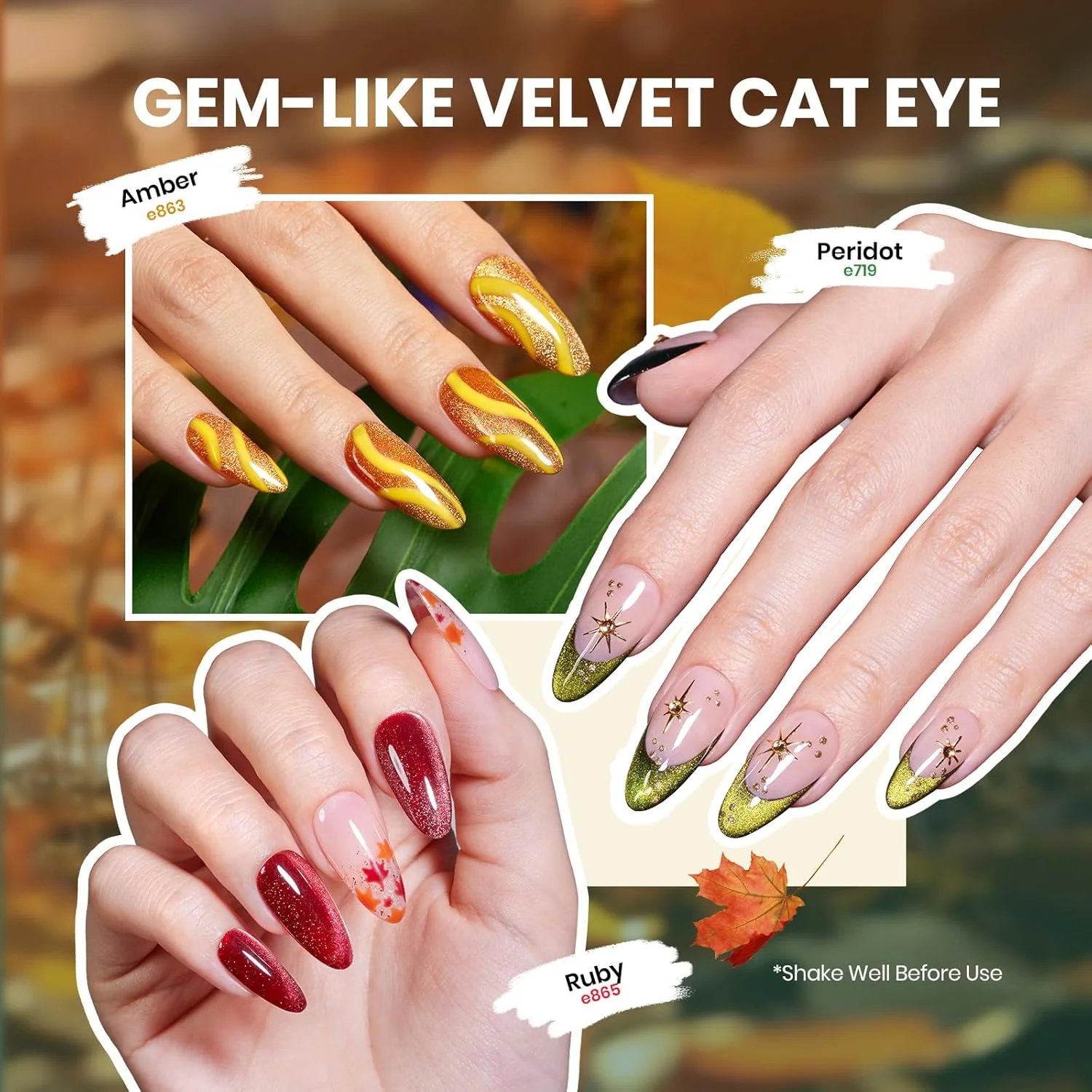 Autumn Oasis | Gel Polish 6 Colors Set - Image 4