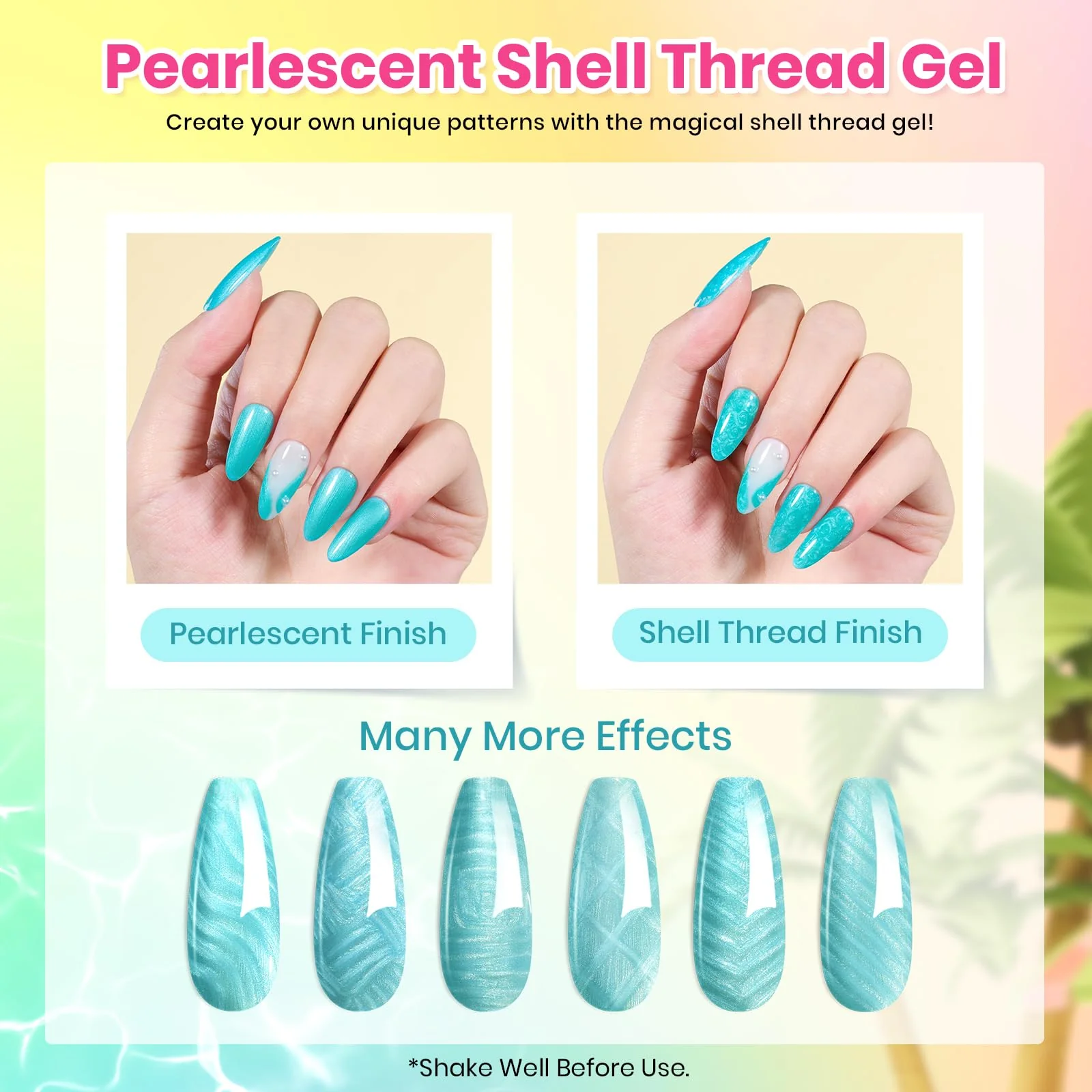 Beach Bash-20 Colors Spring Nails  Gel Polish (7.5ml/Each) - Image 5