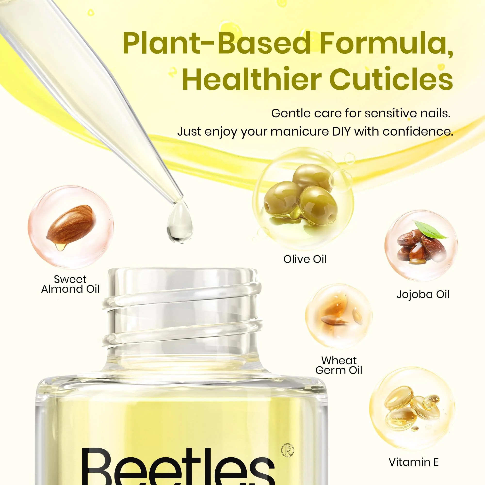 Beetles 20ml Cuticle Oil Nail Oil Care for Nail -014 - Image 3