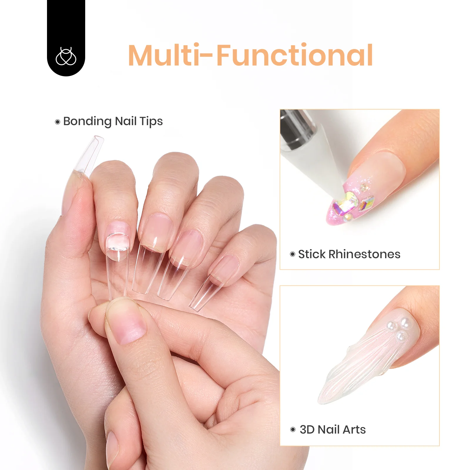Beetles 3 in 1 Nail Glue Gel for False Nail Tips 20g - Image 5