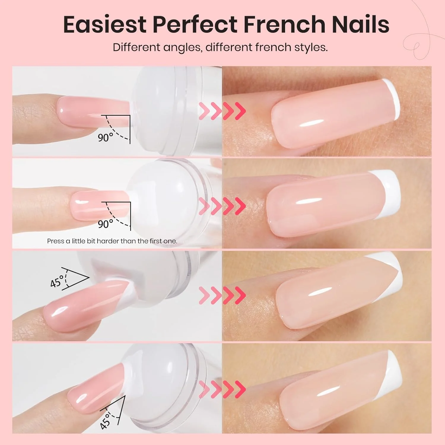 Beetles 4Pcs French Tip Nail Stamp - Image 8