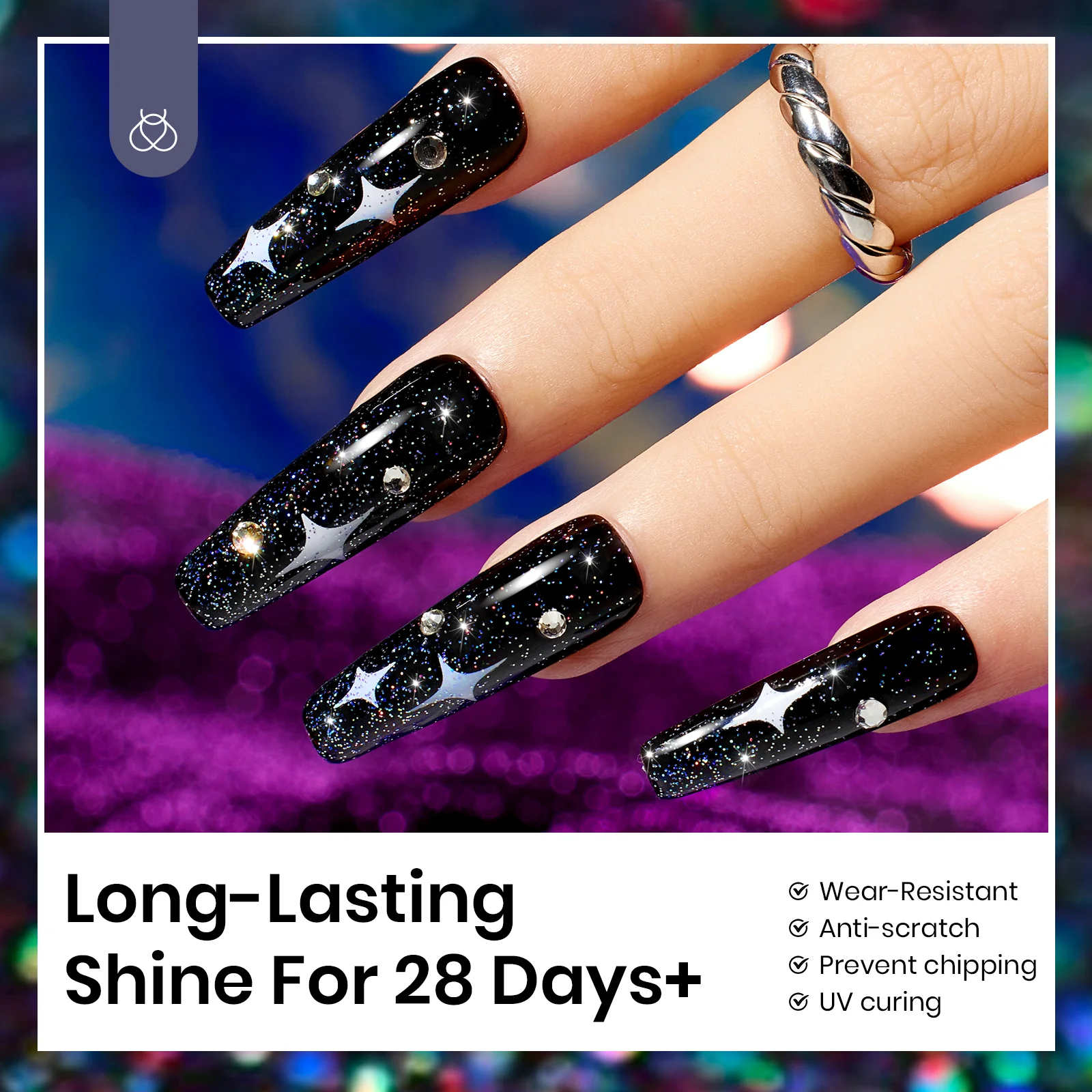 Beetles Glitter Spring Nails Top Coat| 10ML - Image 5