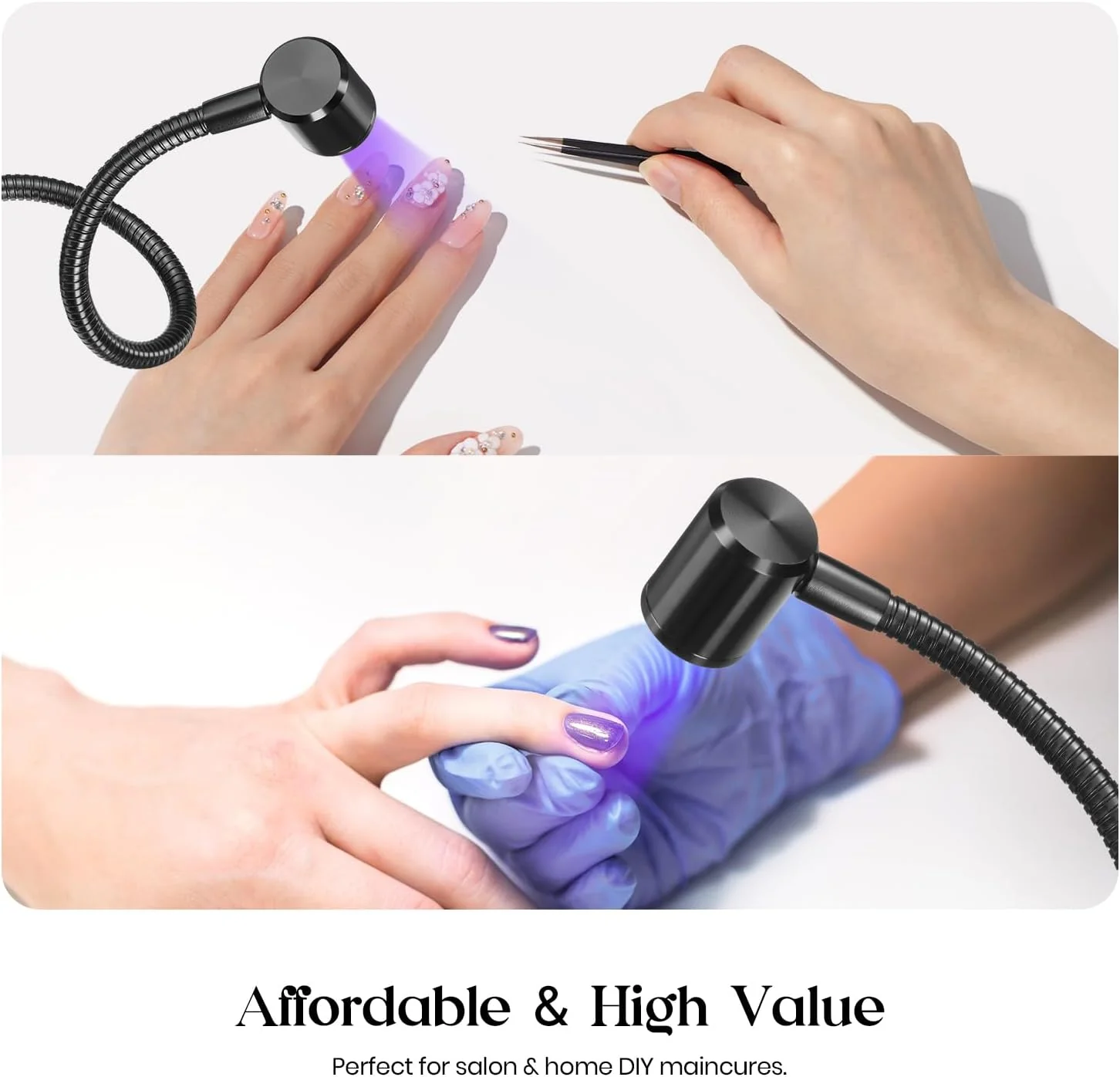 Goose-Neck Nail Gel Dryer Manicure Lamp - Image 5