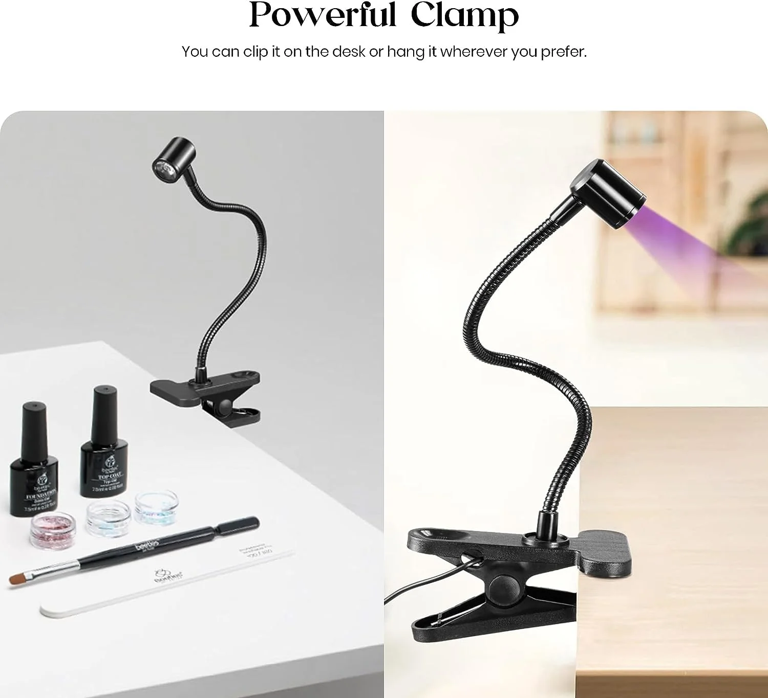 Goose-Neck Nail Gel Dryer Manicure Lamp - Image 6