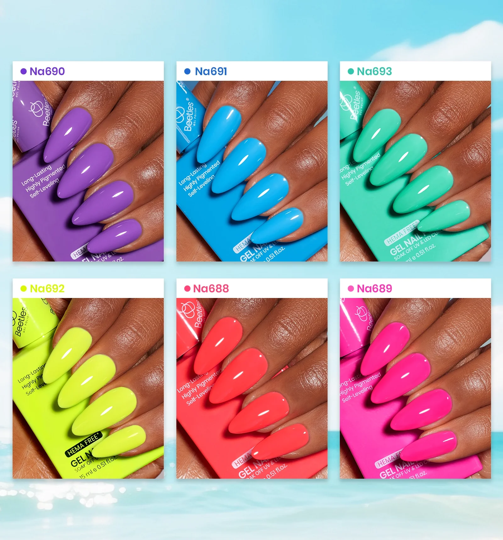 Mother’s Day Gift Box Gel Nail Polish Set Summer Neon Pretty Box DIY Gift Basket for All Season - Image 4