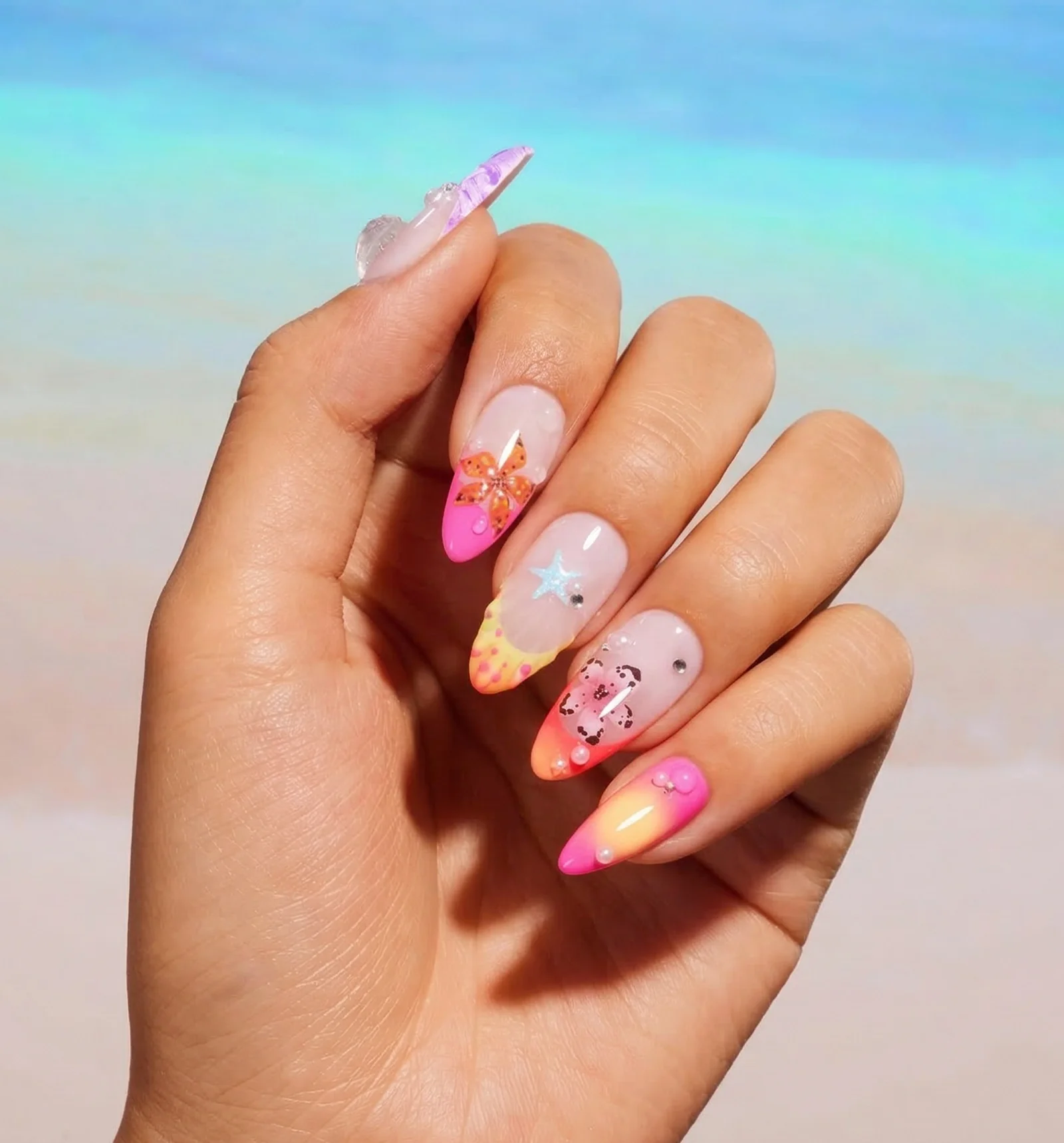 Mother’s Day Gift Box Gel Nail Polish Set Summer Neon Pretty Box DIY Gift Basket for All Season - Image 7