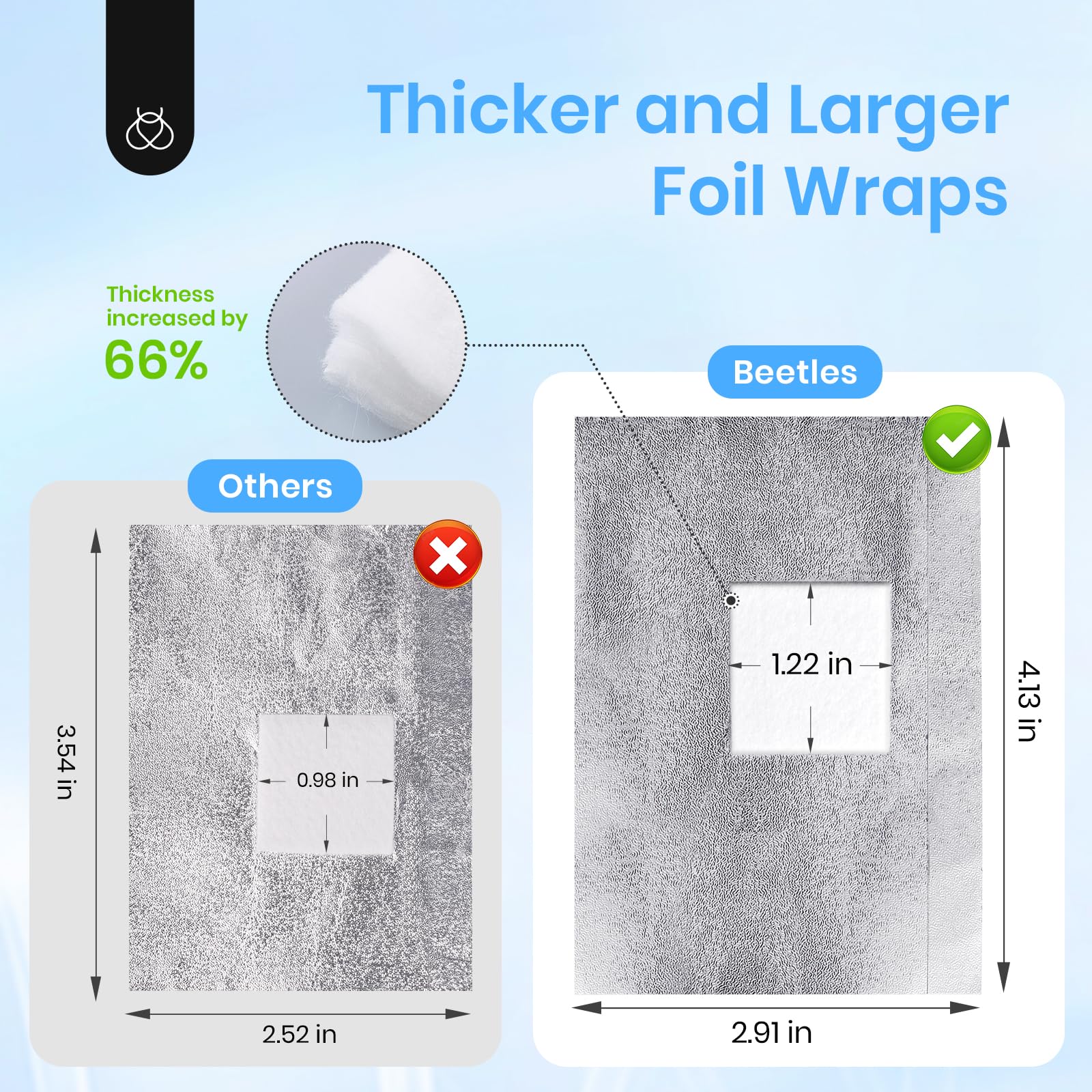 Quick Nail Art Removal Kit: Thicker Foil Wraps with Pre-attached Cotton Pads and Droppers - Image 5