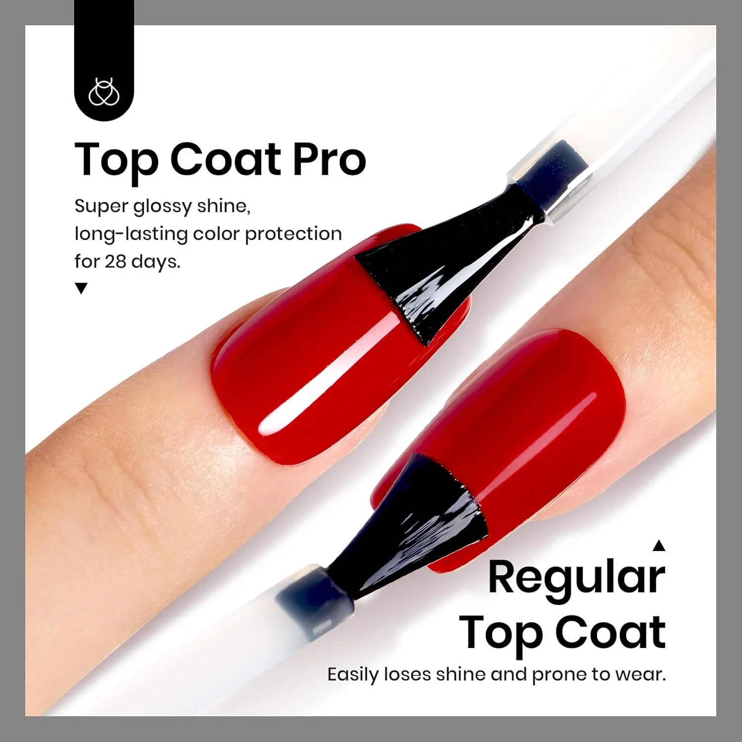 Beetles No Wipe Clear glossy Top Coat | 15ML - Image 3