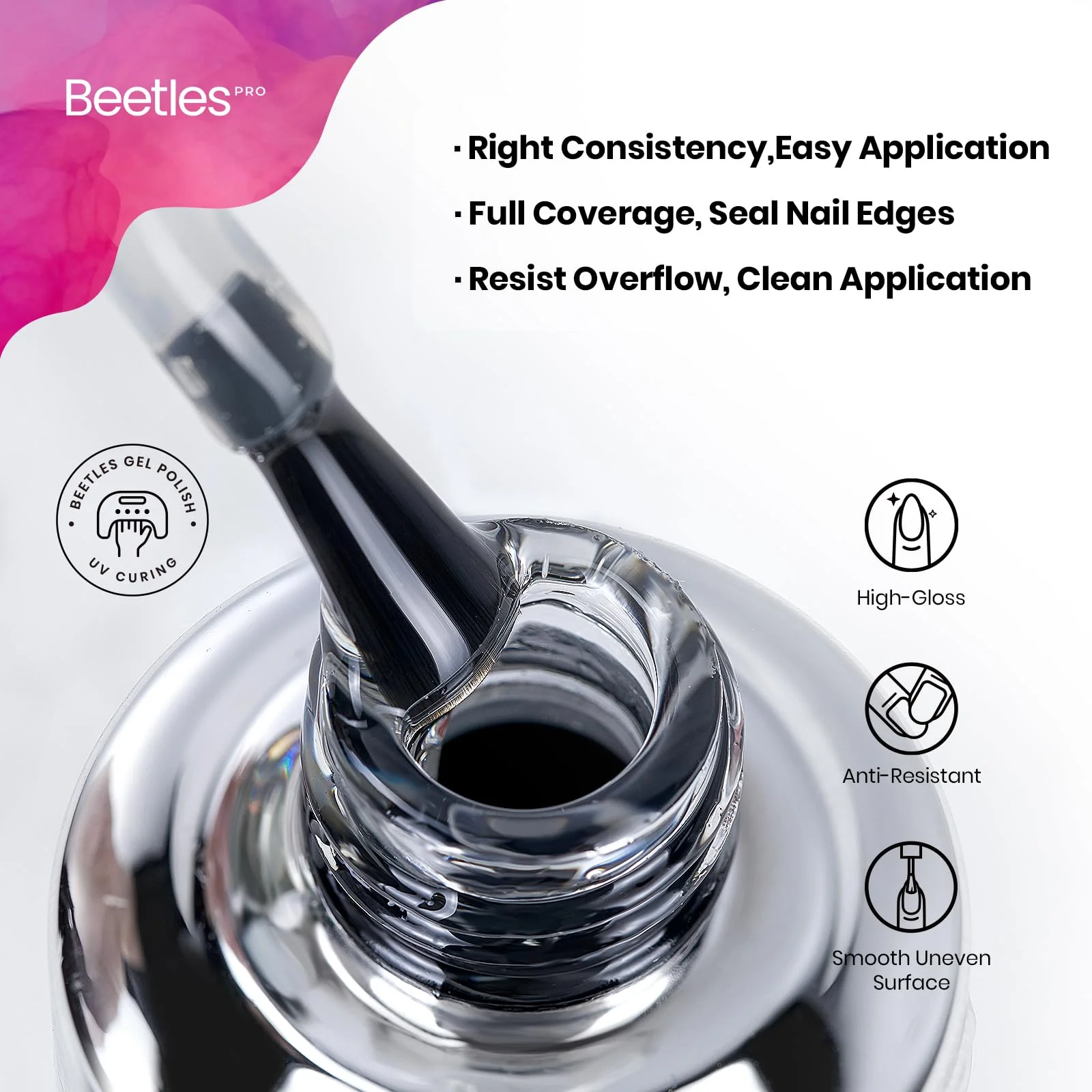 Beetles  Professional Gel Top Coat | 20ML - Image 3