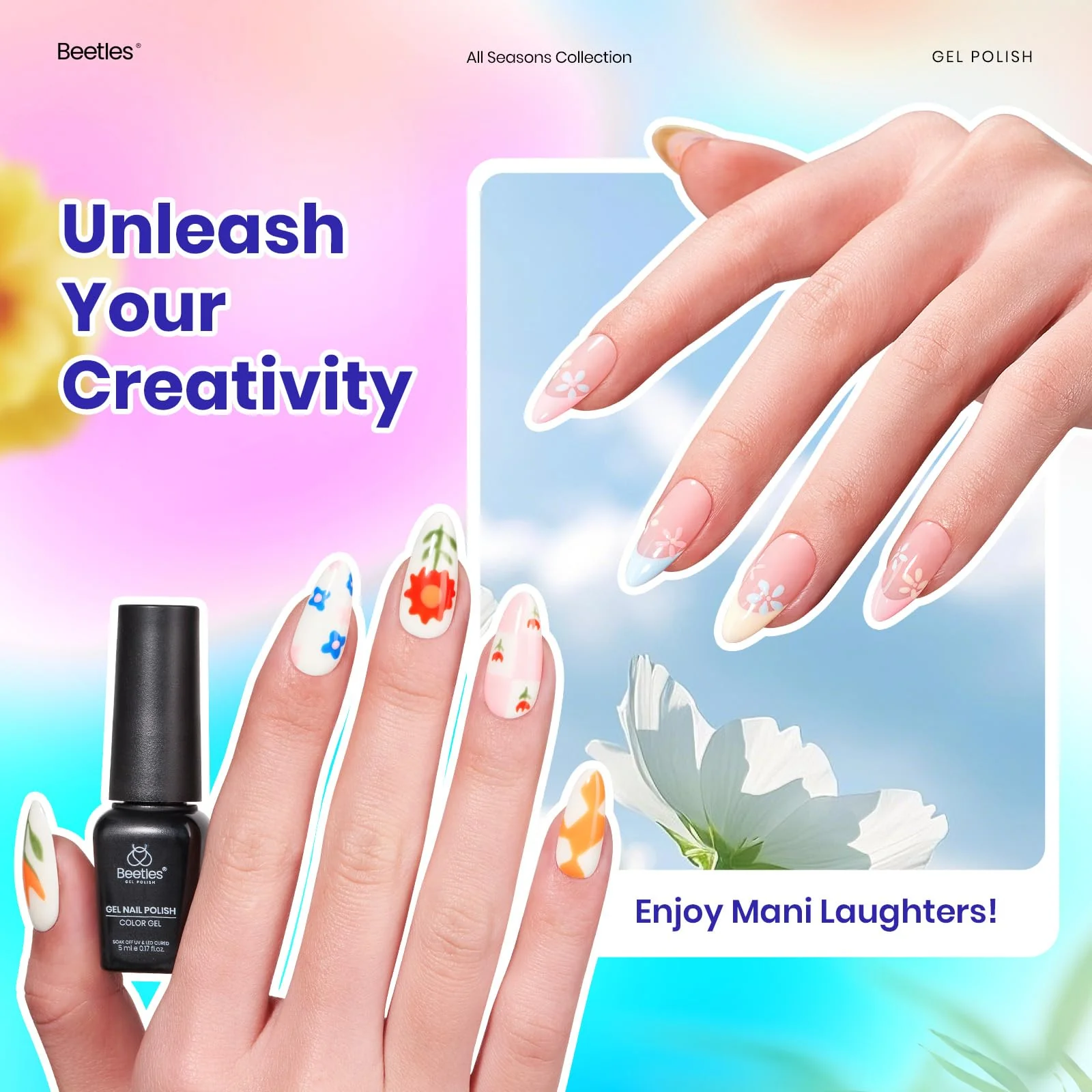 Beetles Rustic Sonata Spring Nails Gel Nail Polish Set 25 Colors Spring Summer - Image 4