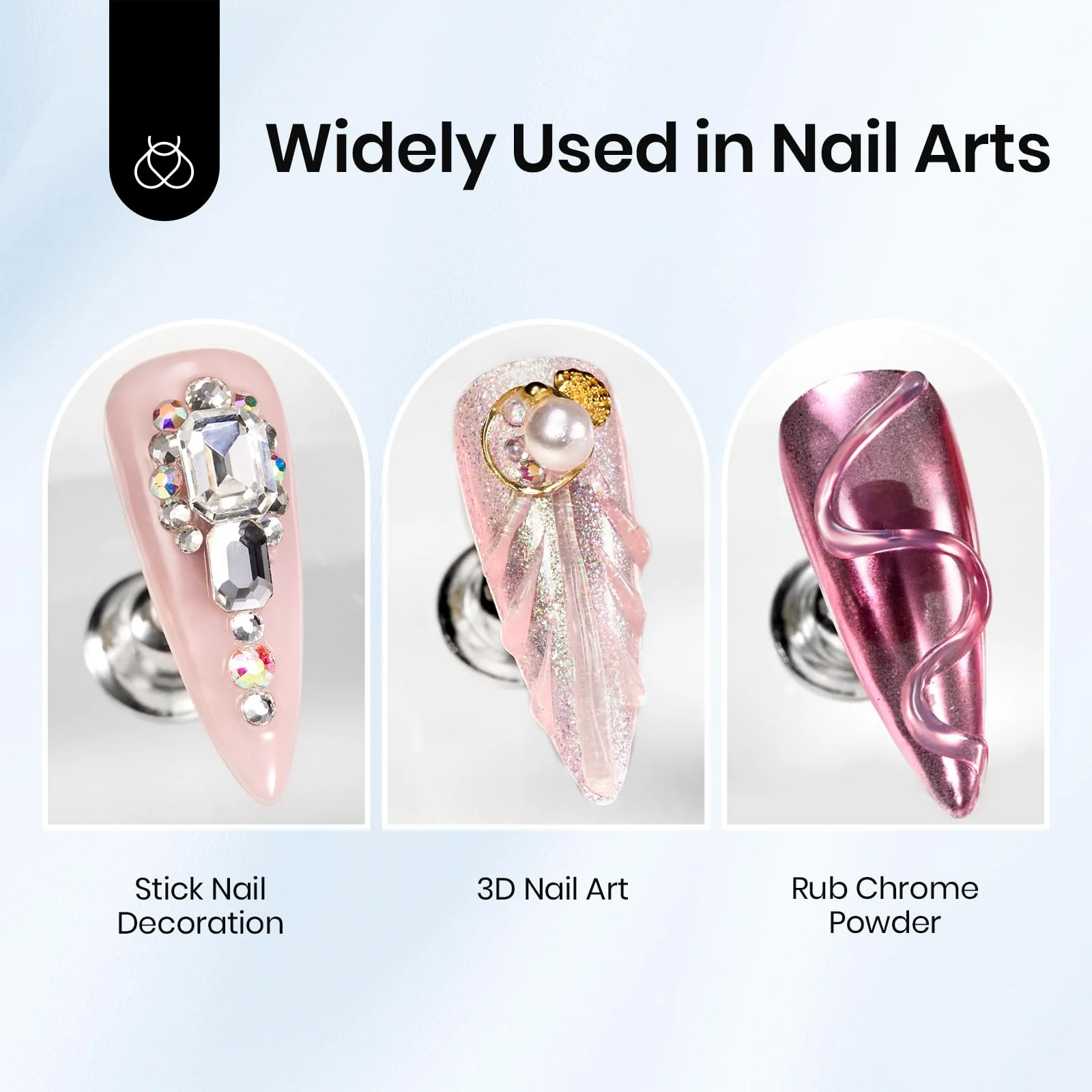 Beetles Sculpting Gel 3D Nail Art - White No Wipe Nail Polish - Image 5