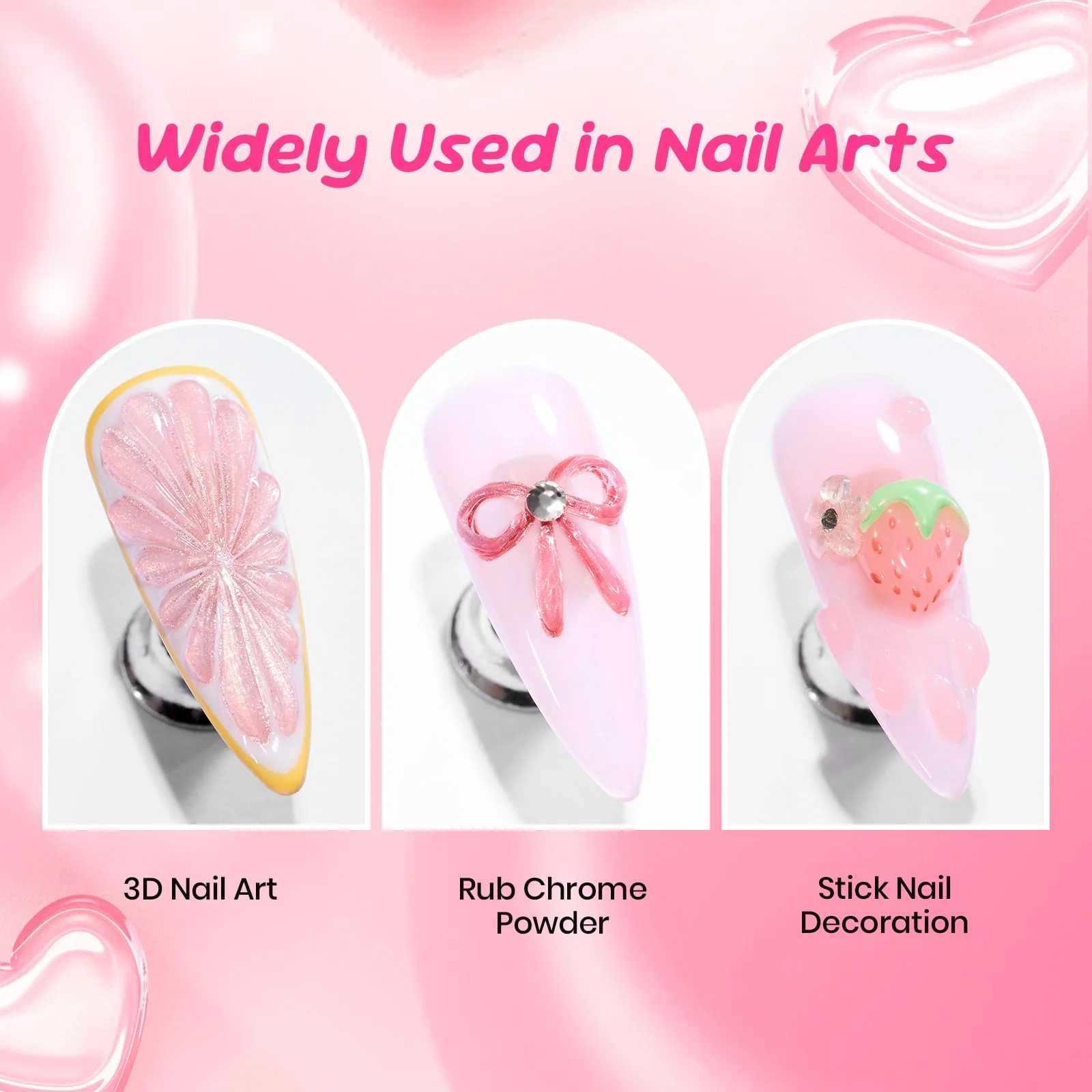 Beetles Spring Nails - Pro 15ml Limited Pink 3D Sculpting Gel - Image 4