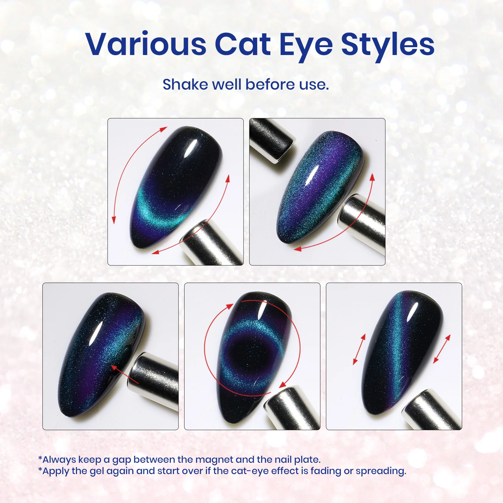 Cat Eye |15ml  Nail Gel Polish Cat Eye Nails - Image 4