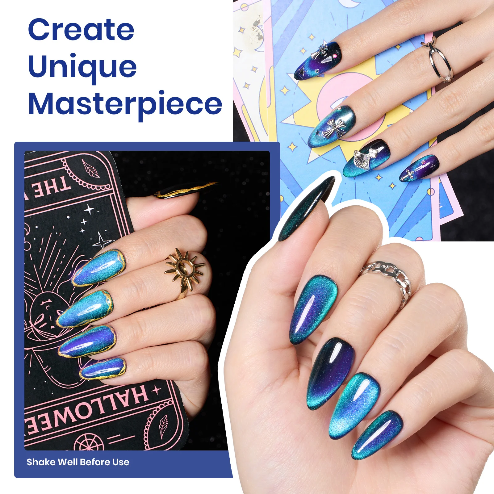 Cat Eye |15ml  Nail Gel Polish Cat Eye Nails - Image 5