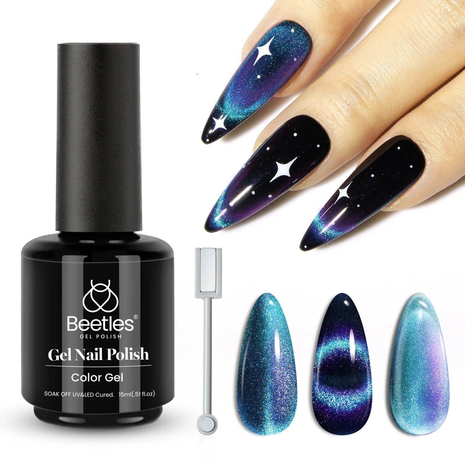 Cat Eye |15ml  Nail Gel Polish Cat Eye Nails - Image 7