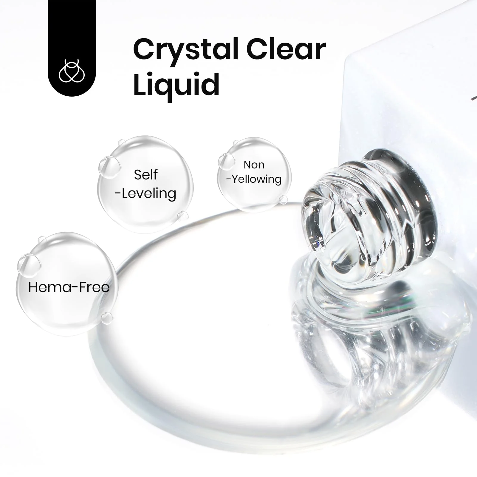 Clear Blooming Gel Hema Free Nail  Gel Polish for Spreading Effect 10ML - Image 6