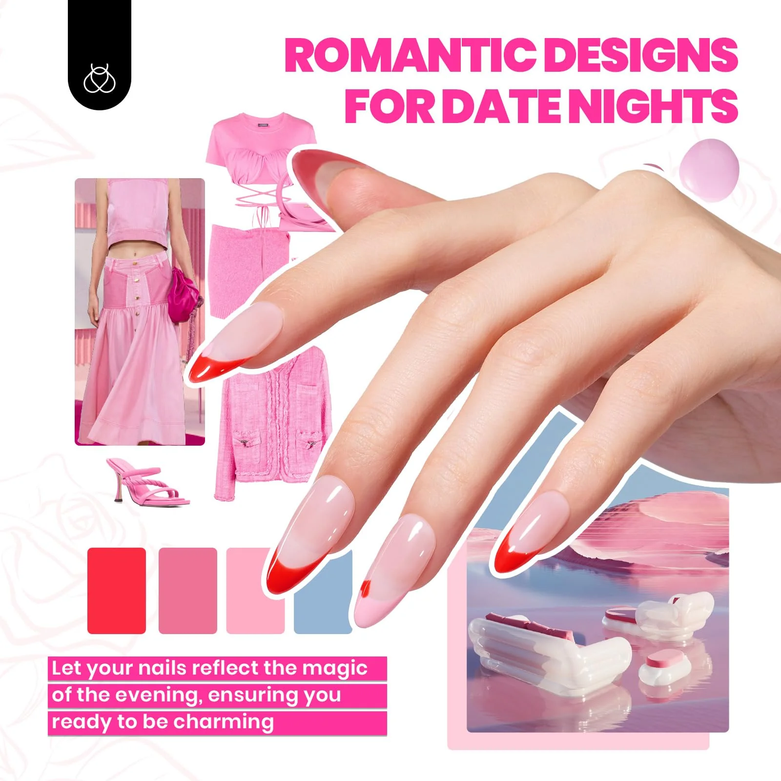 Color Outfit Manicure Kit: Spring Nails 35 Gel Colors, Tools, Accessories, and Care Essentials - Image 5