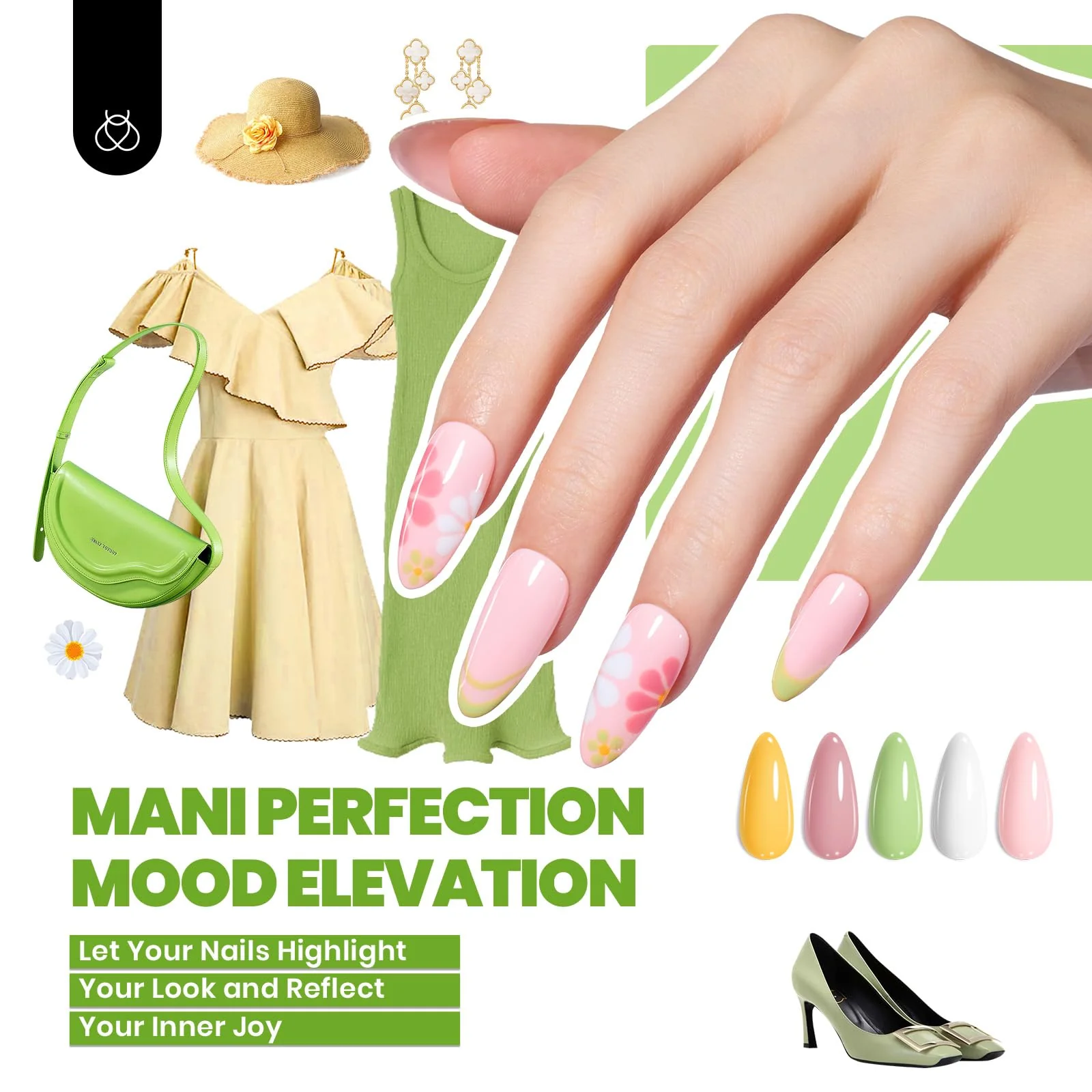 Color Outfit Manicure Kit: Spring Nails 35 Gel Colors, Tools, Accessories, and Care Essentials - Image 6