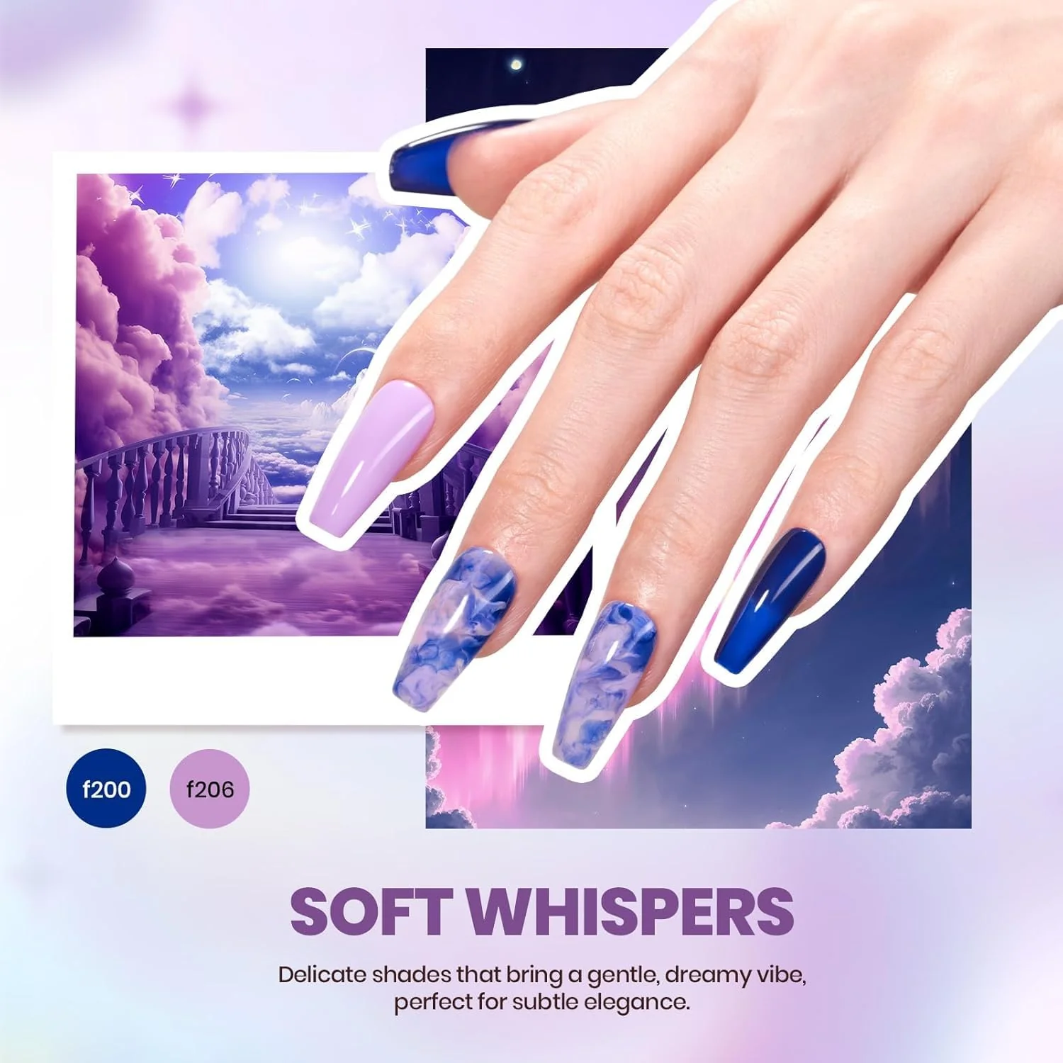 Colorful Dreamscape Starter Kit: Nail Art Gels, Tools & Accessories - Image 7