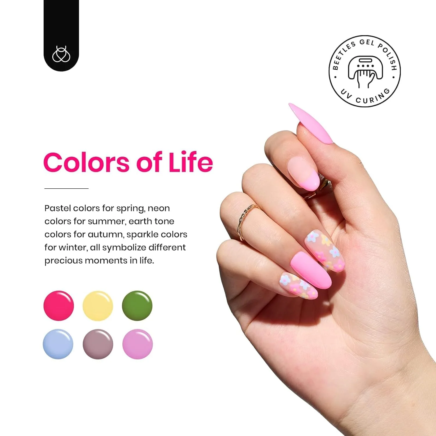 Versetile Color Palette | 36 Nail Gel Polish Colors with Base Top Coat and Gift Box- 5ml/Each Gel Colors - Image 3