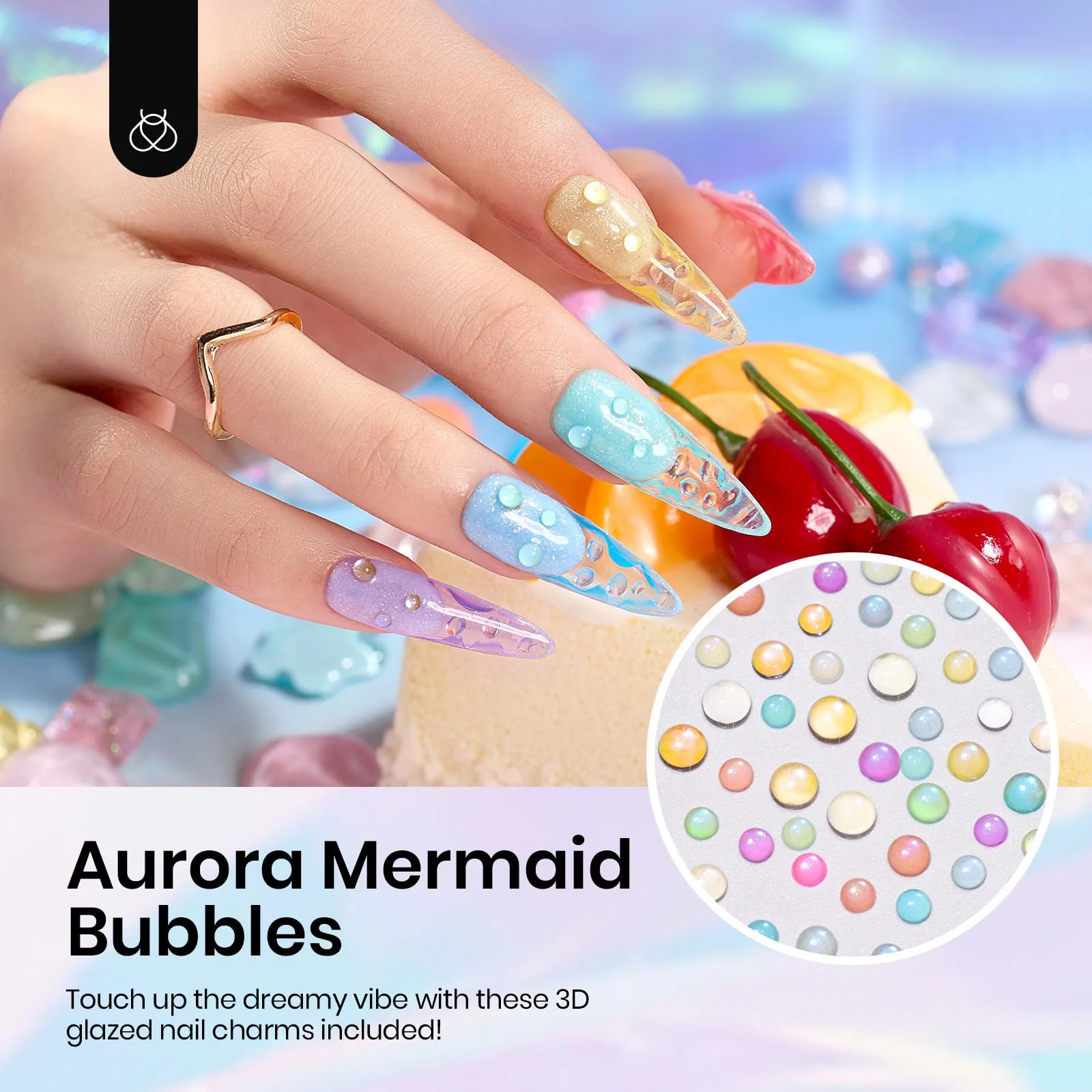Crystal Candy | Spring Nails 6 Colors Gel Polish Set - Image 5