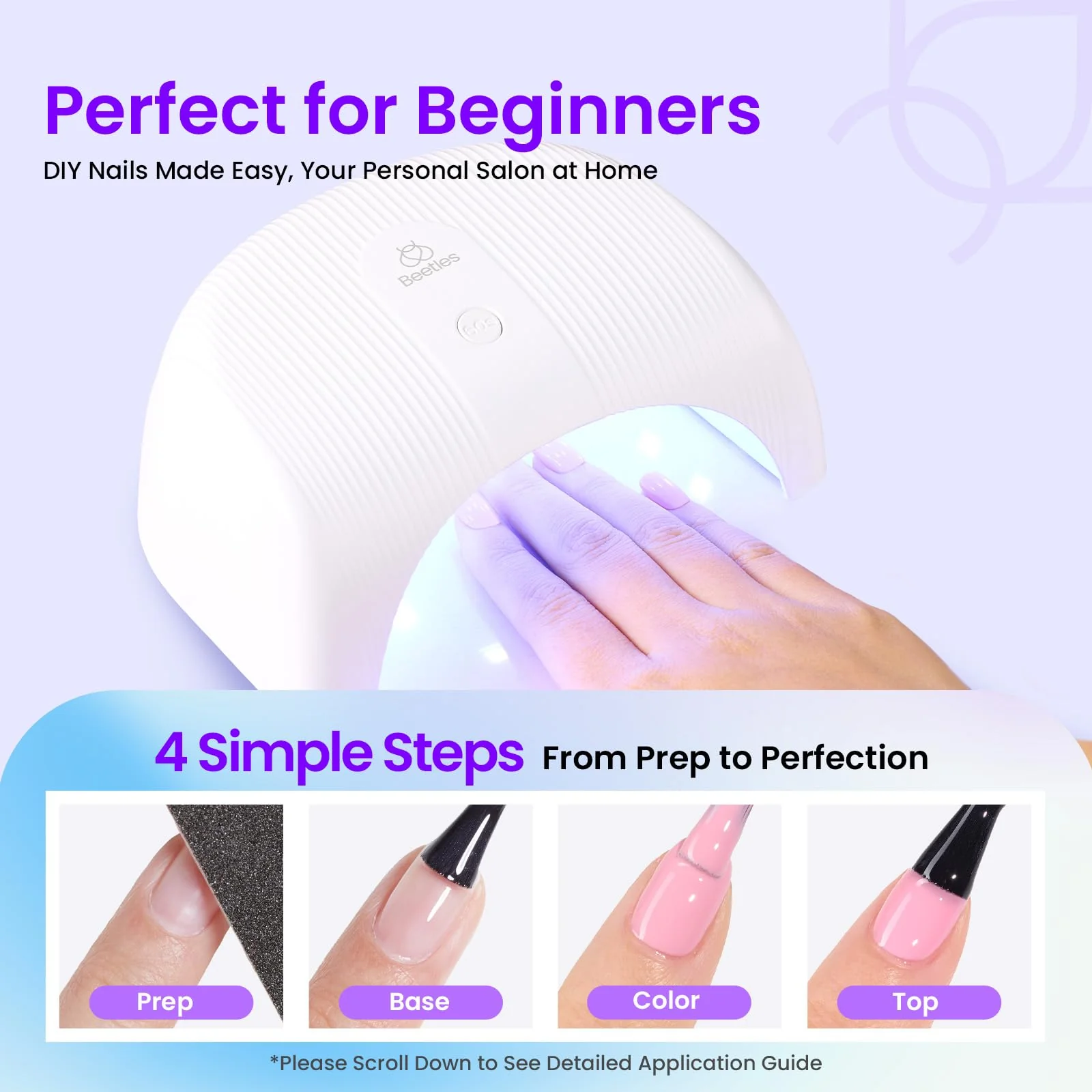 Dreamscape PRO Winter Nails Gel Nail Polish Kit with U V Light: 34pcs Gel Polish Set Popular 20 Colors - Image 4