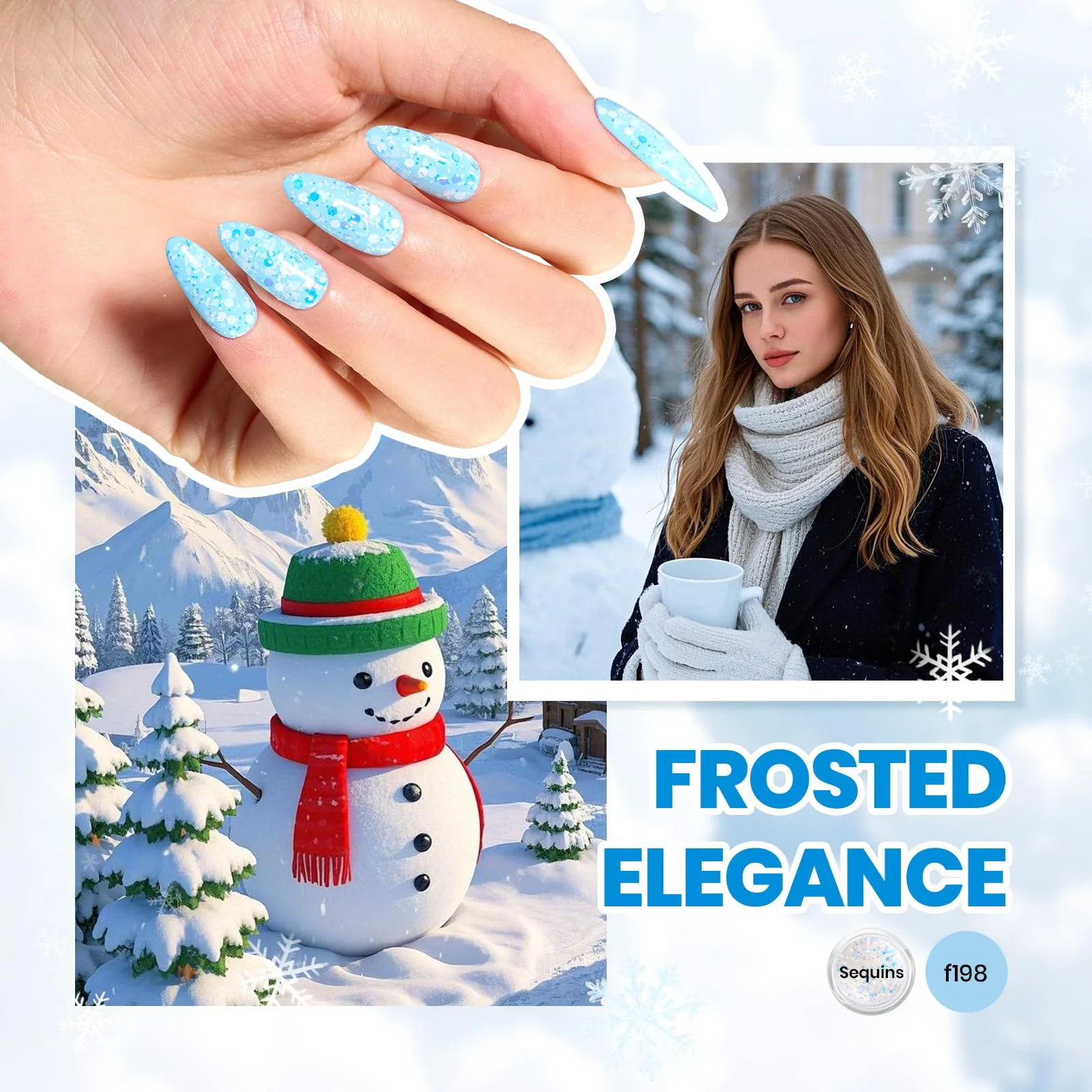 Dreamscape PRO Winter Nails Gel Nail Polish Kit with U V Light: 34pcs Gel Polish Set Popular 20 Colors - Image 8
