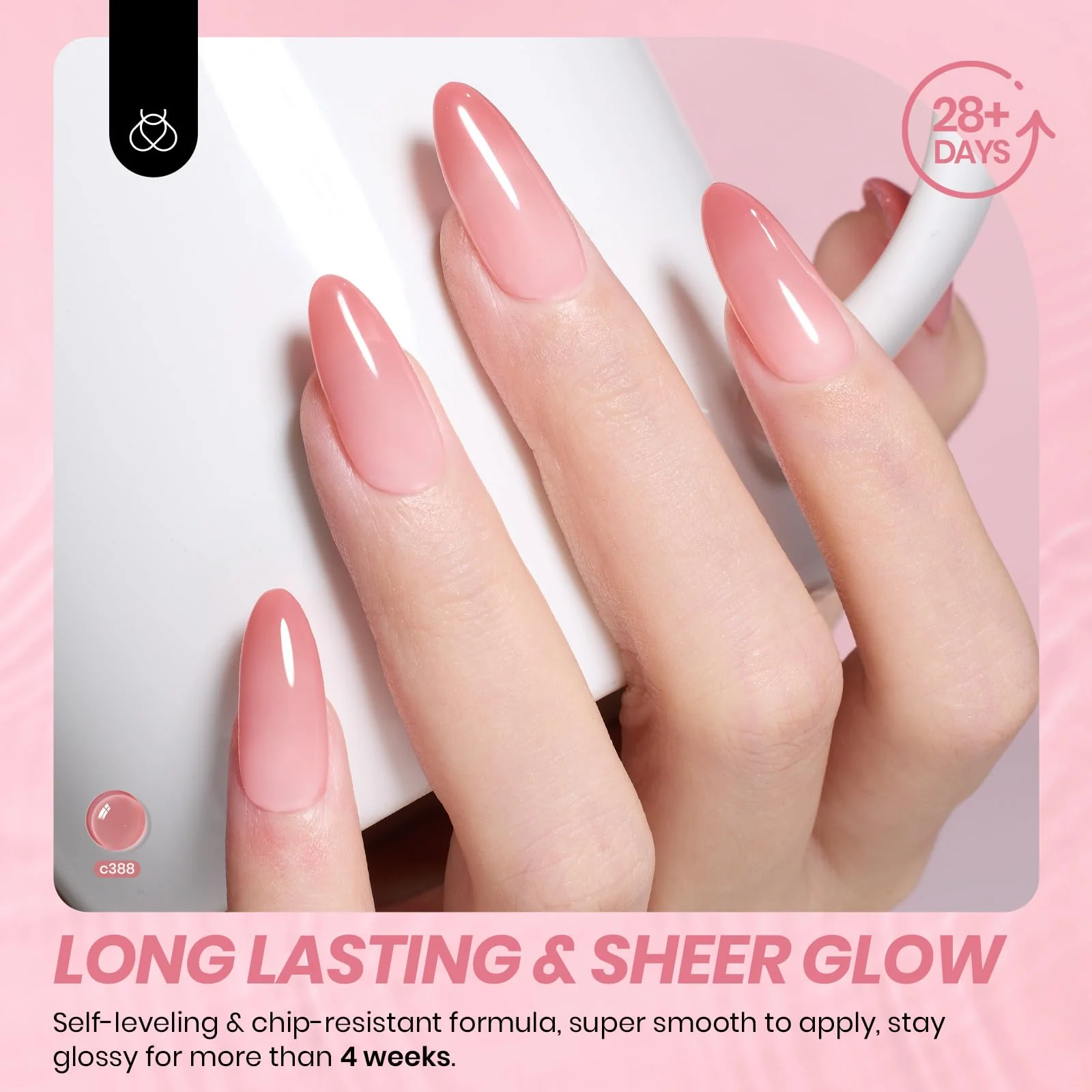 Drunken Rose | Color Base Nude Ge Gel Polish 6 Colors Set - Image 4