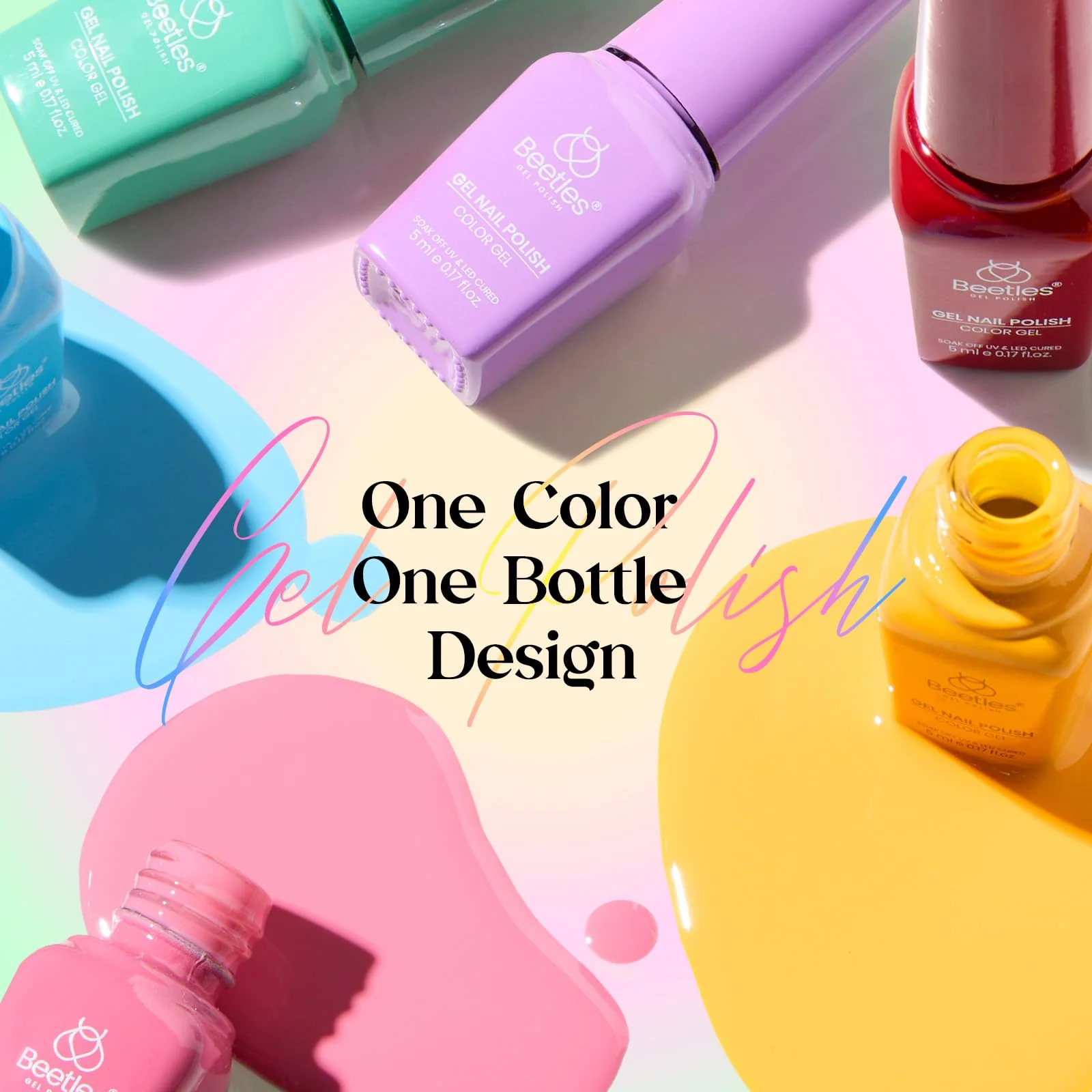 Emotional Journey - 45 Colors Spring Nails grade Colorful Bottle Gel Starter Kit - Image 3