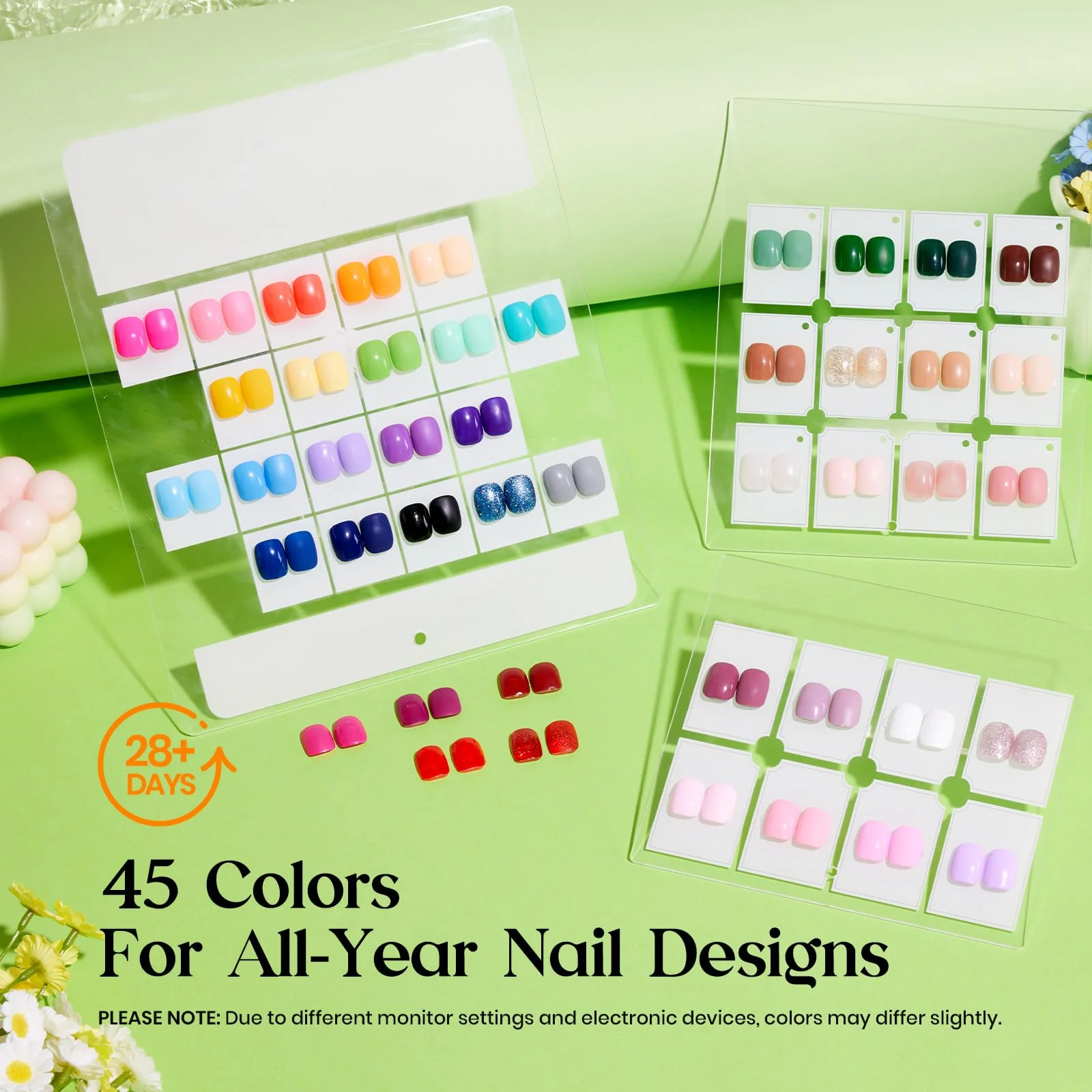 Emotional Journey - 45 Colors Spring Nails grade Colorful Bottle Gel Starter Kit - Image 4