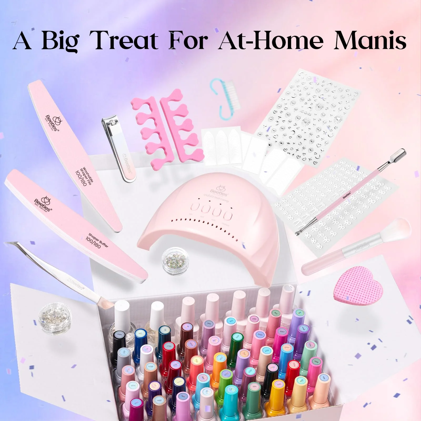 Emotional Journey - 45 Colors Spring Nails grade Colorful Bottle Gel Starter Kit - Image 7