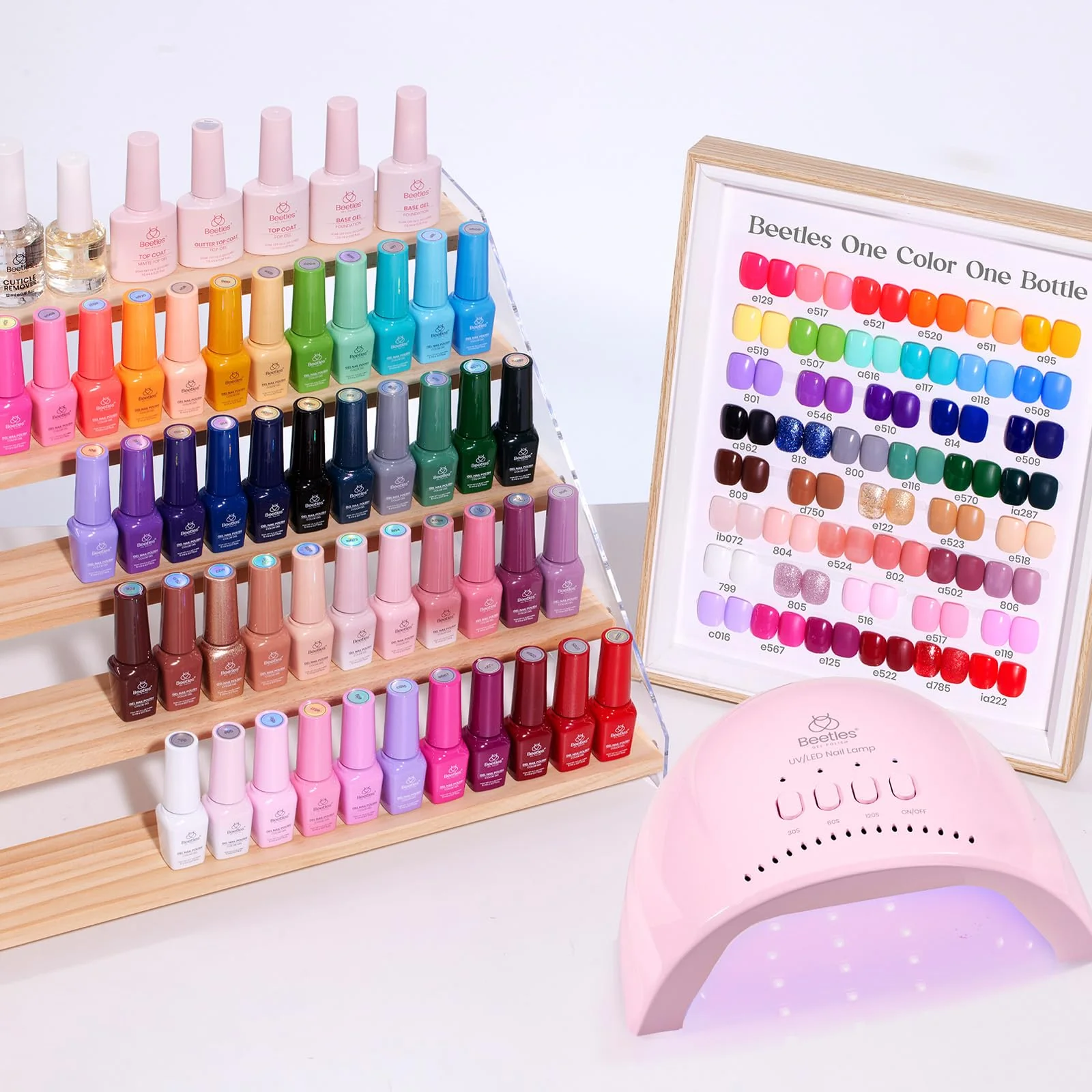 Emotional Journey - 45 Colors Spring Nails grade Colorful Bottle Gel Starter Kit - Image 8