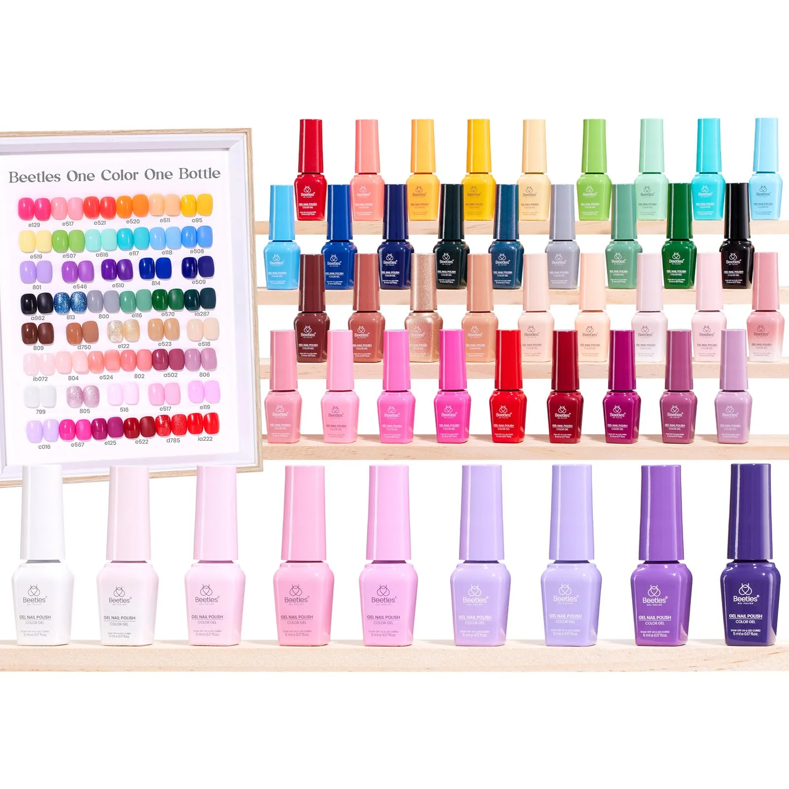 Emotional Journey - 45 Colors Spring Nails grade Colorful Bottle Gel Starter Kit - Image 9
