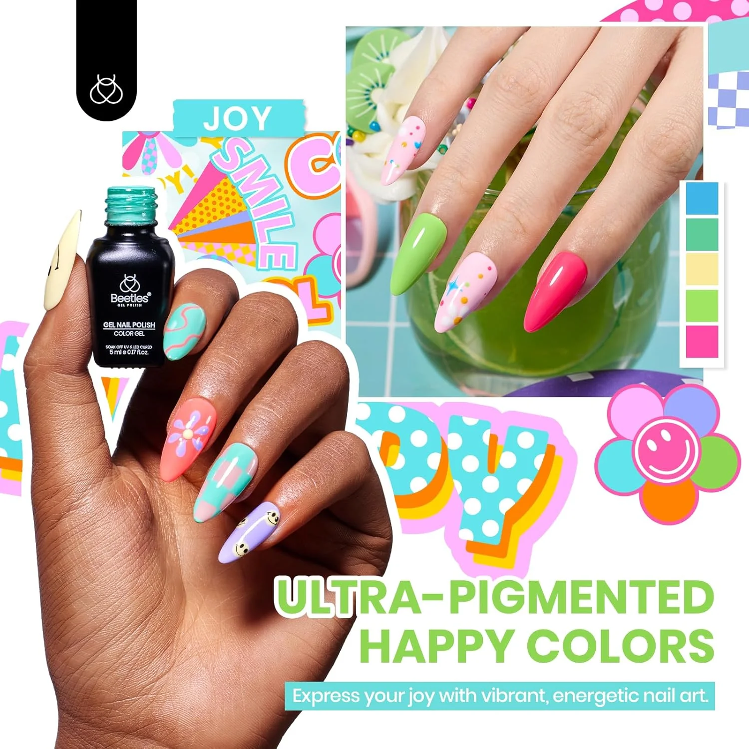 Beetles Gift Box - Emotional Spectrum︱60-Color Gel with Base & Top Coat - Image 3