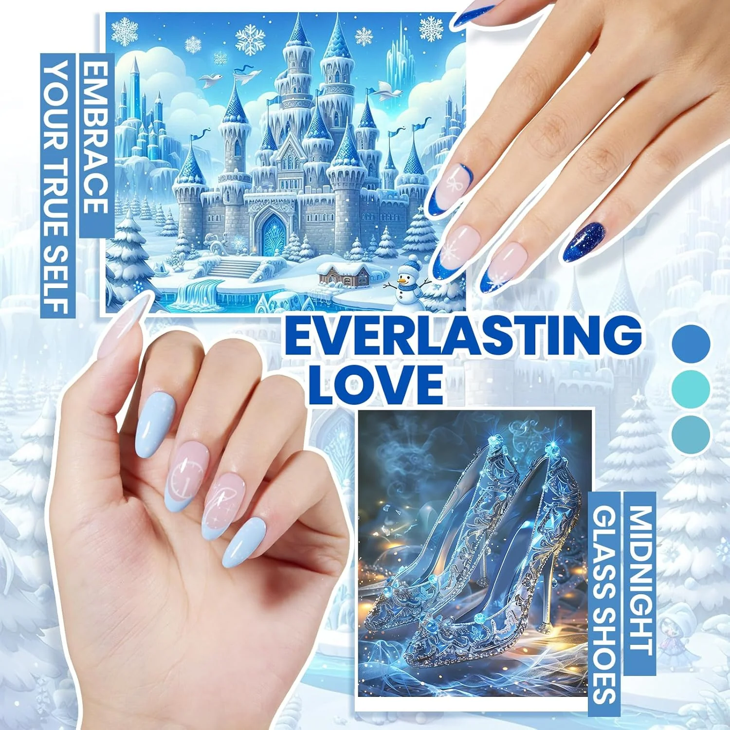Fairytale Town: Total 68pcs 35 Gel Nail All in one Starter Kit - Image 4