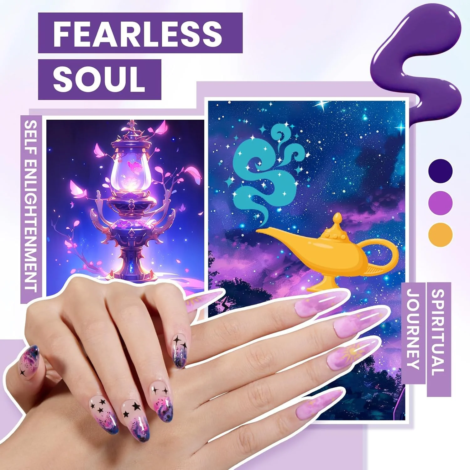 Fairytale Town: Total 68pcs 35 Gel Nail All in one Starter Kit - Image 5
