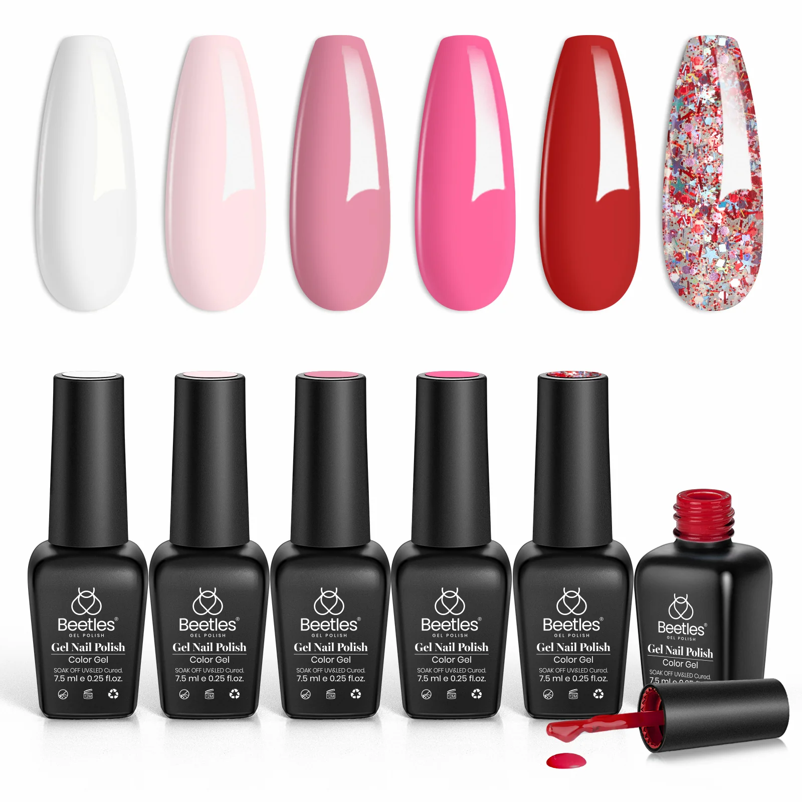 Fall in Love | 6 Colors Gel Polish Set Spring Nails - Image 6