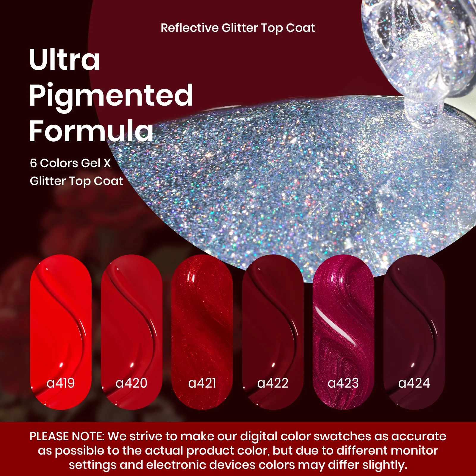 Bloody Mary |  6 Colors Gel Polish Set - Image 3