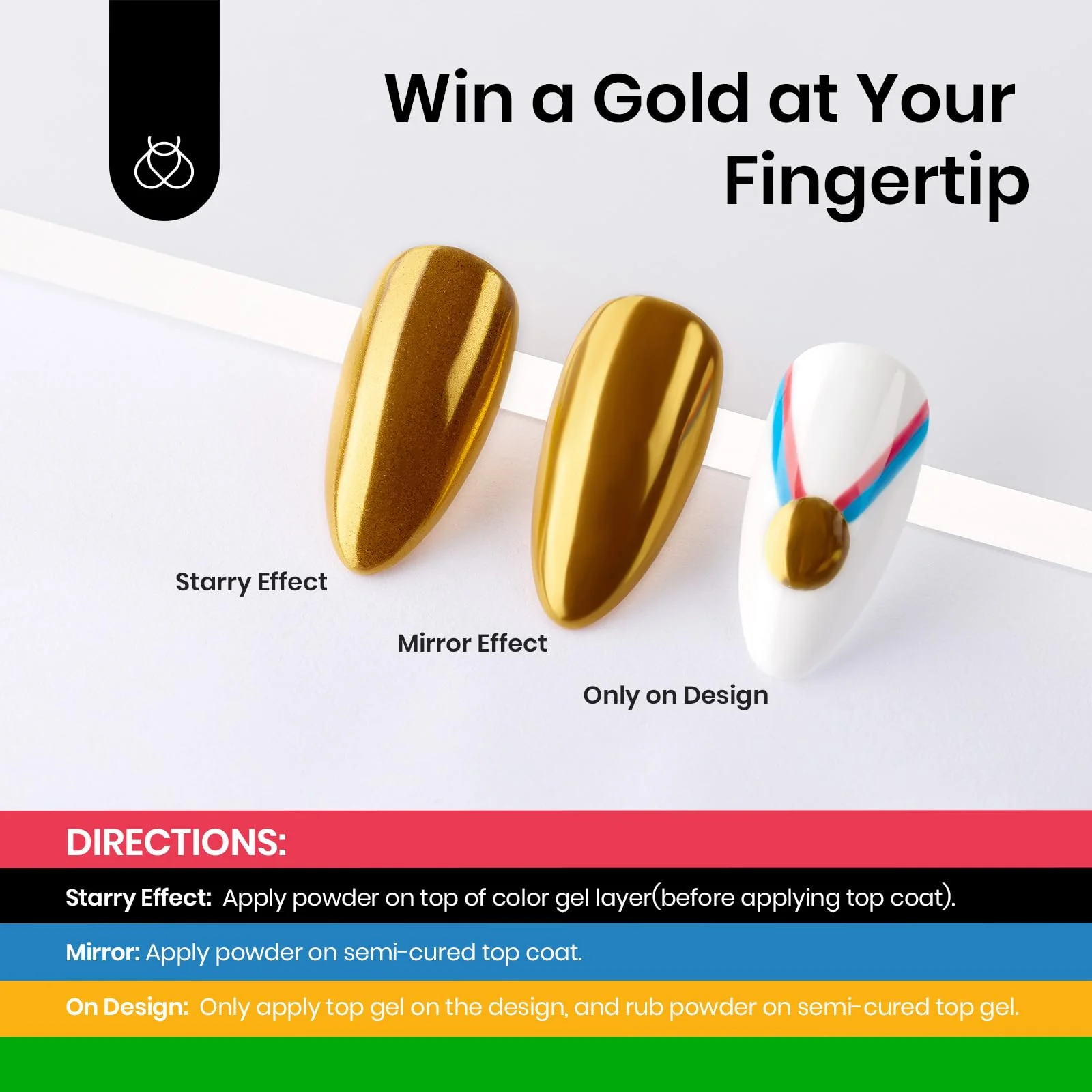 Go for Gold | 6 Colors Gel Polish Set Spring Nails - Image 4