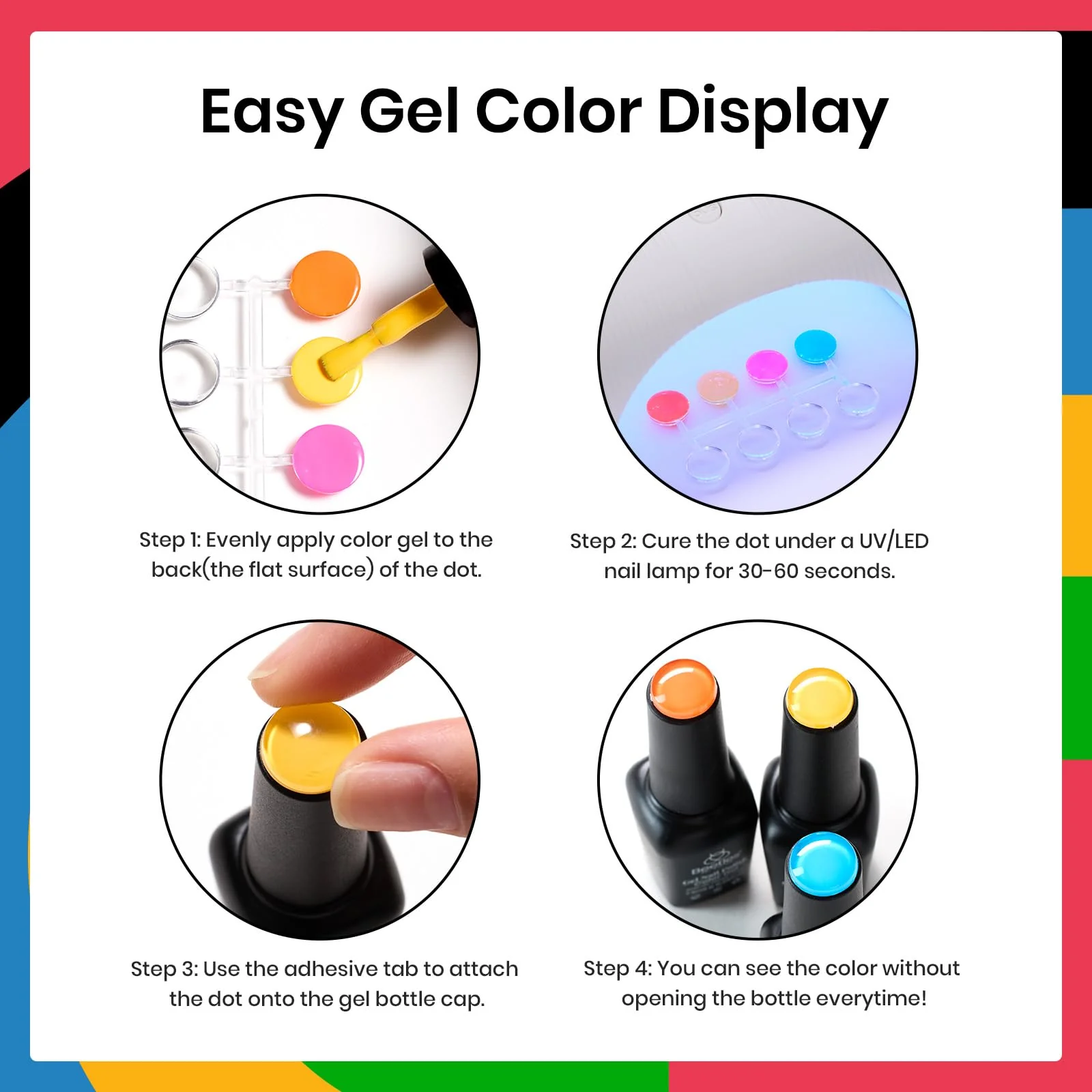 Go for Gold | 6 Colors Gel Polish Set Spring Nails - Image 5