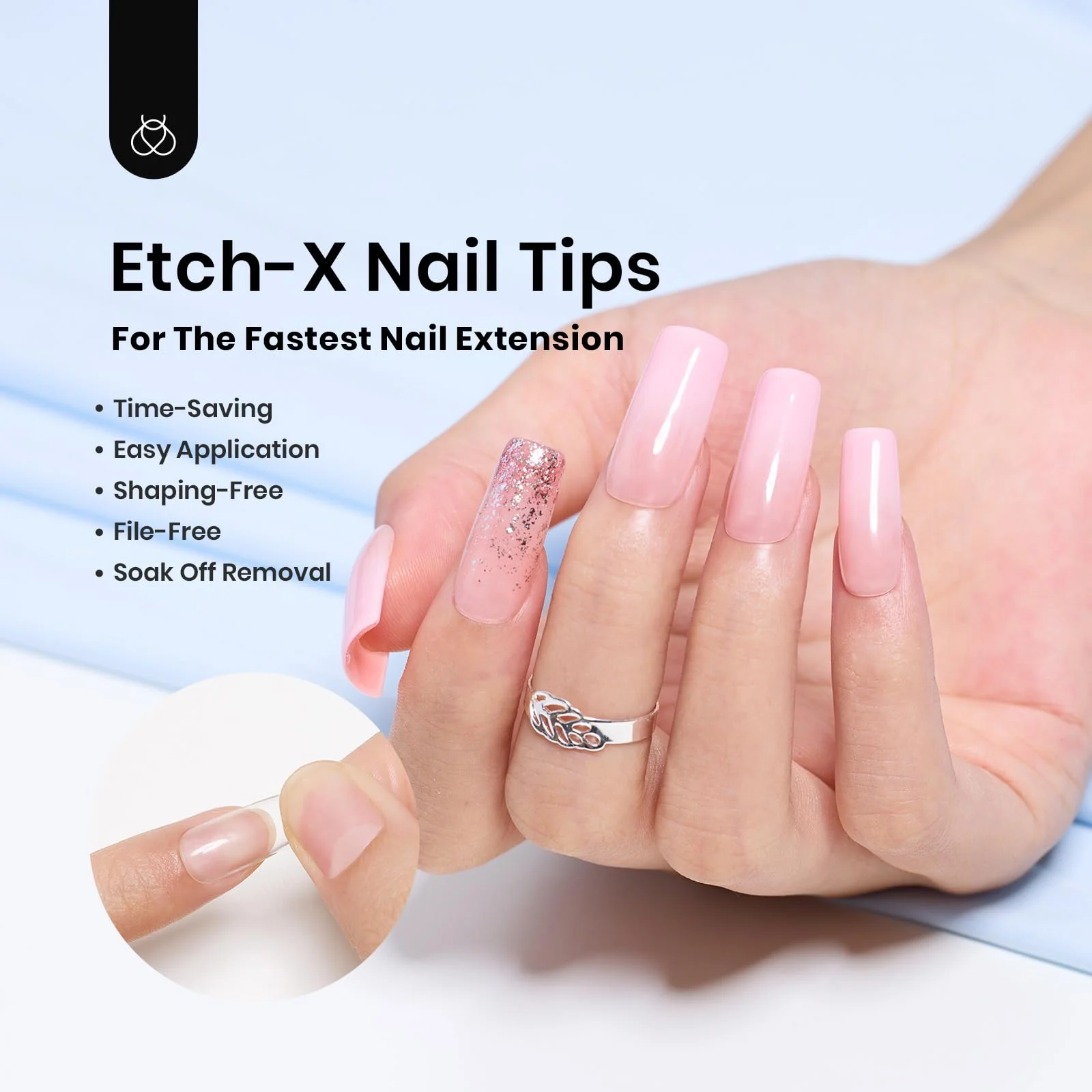 Half Matte Medium Square Nail Gelly Tips-504pcs#051 - Image 5