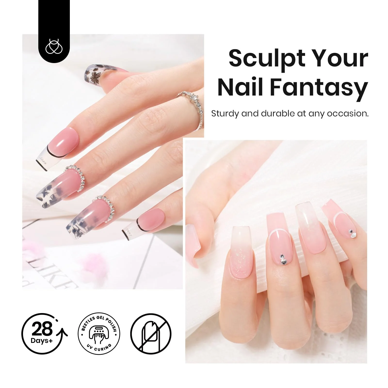 Hema-Free Clear Nail Extension Gel 2OZ/60g - Image 6