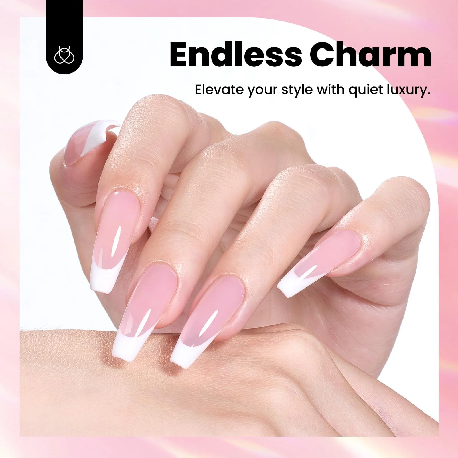 HEMA-Free Hard Gel for Spring Nails -1.06oz 9 in 1 Jelly Pink Cured Sculpting Stengthener Gel for Nail Extension - Image 4