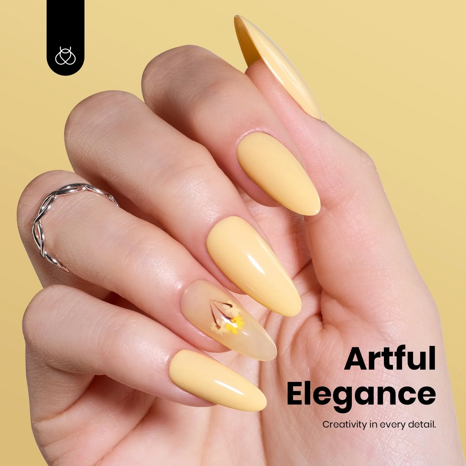 Hema-free Yellow Gel Nail Polish- Colorful Bottle Packaging Gel Polish 15ml - Image 5